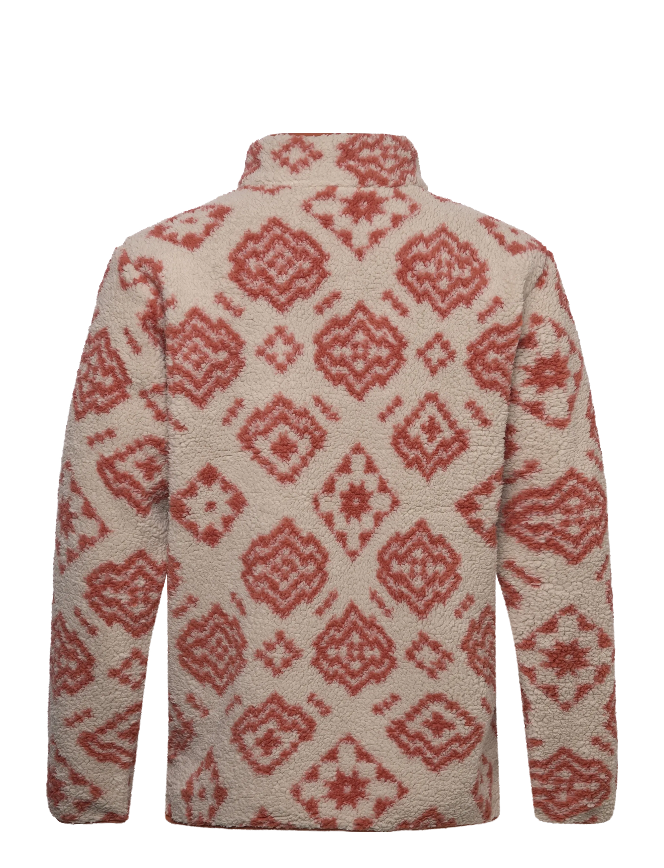 Columbia Sportswear - Rugged Ridge High Pile Half Zip - fleece & midlayer - dark stone checked out, teak brown - 1