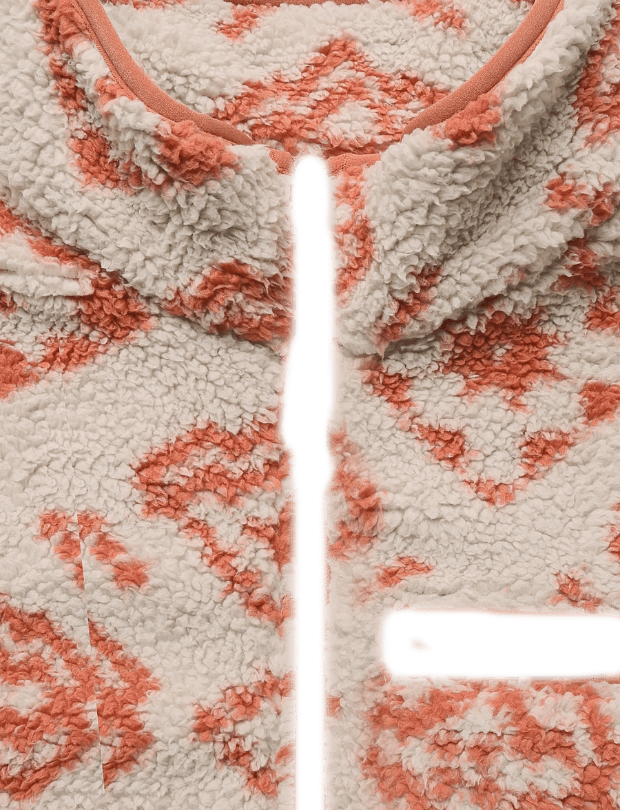 Columbia Sportswear - Rugged Ridge High Pile Half Zip - fleece & midlayer - dark stone checked out, teak brown - 2