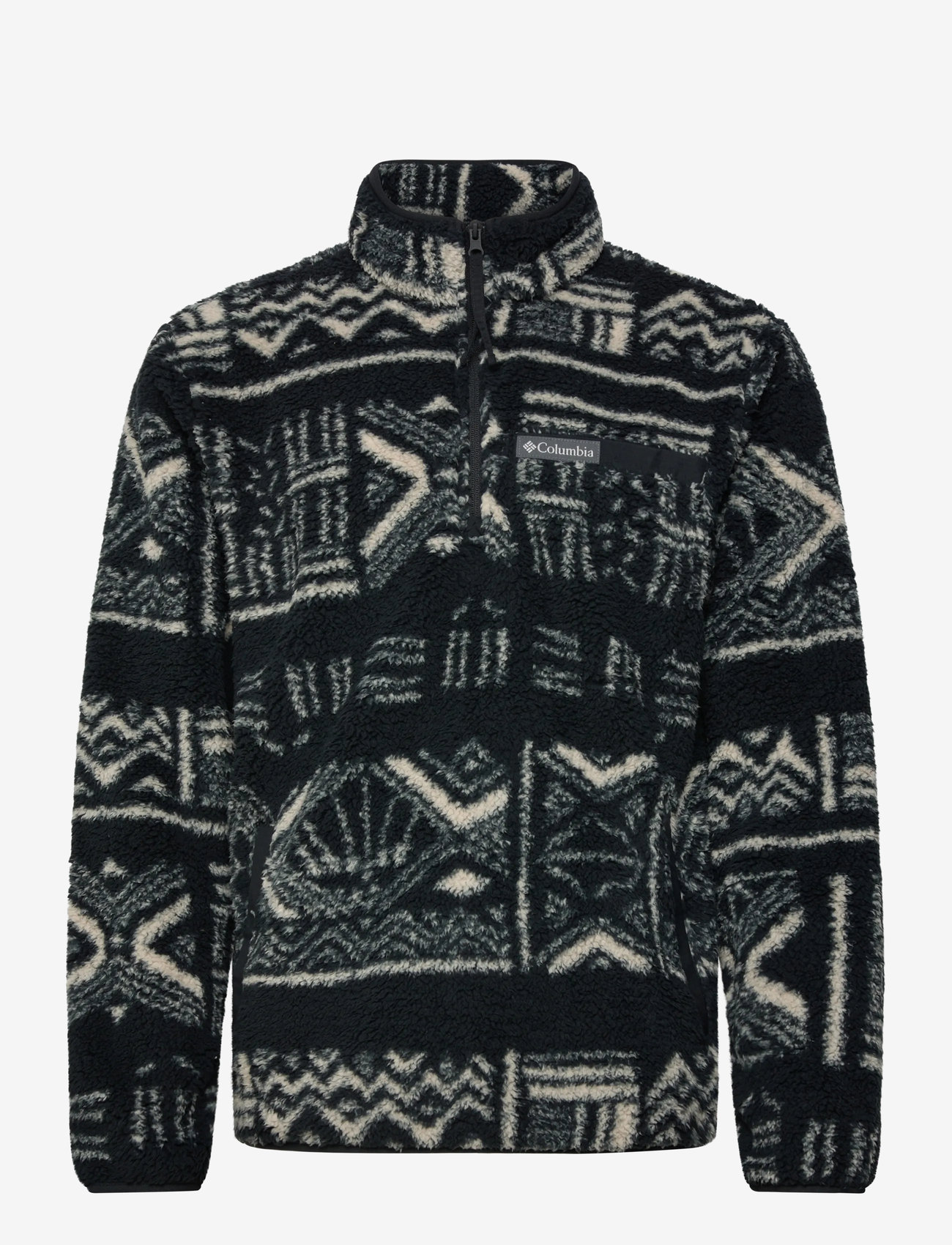 Columbia Sportswear - Rugged Ridge High Pile Half Zip - black deschutes days - 0