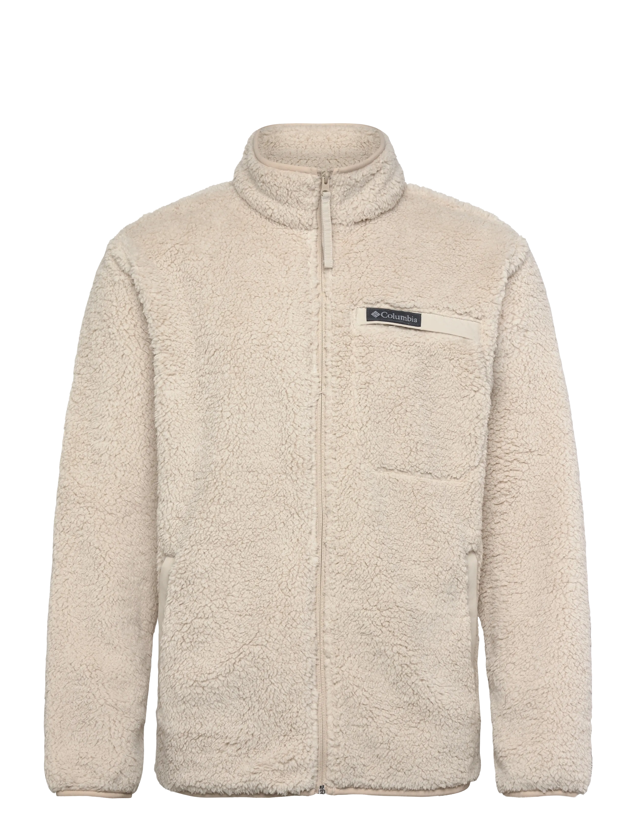 Columbia Sportswear Rugged Ridge High Pile Full Zip - Tøj - DARK STONE / cream