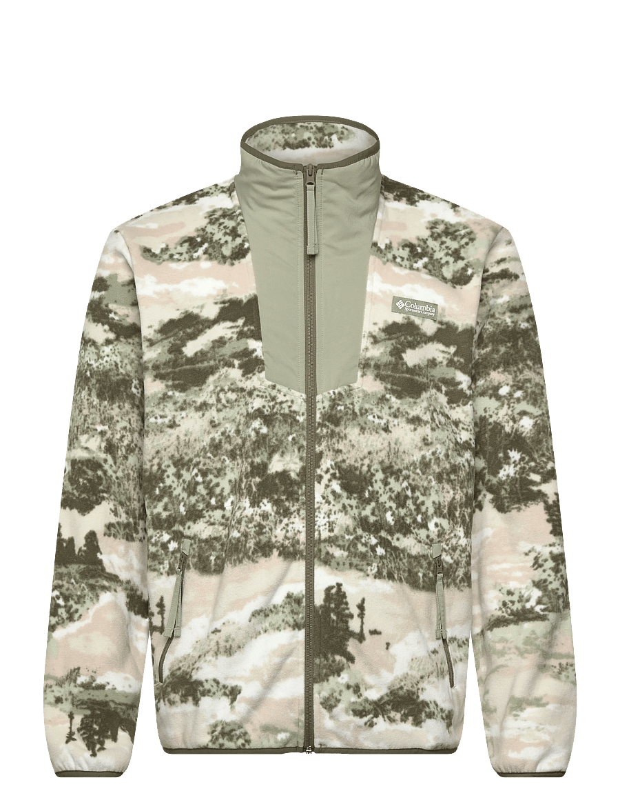 Columbia Sportswear - Sequoia Grove Printed Full Zip - polaires et couches intermédiaires - safari, fieldaze - 0