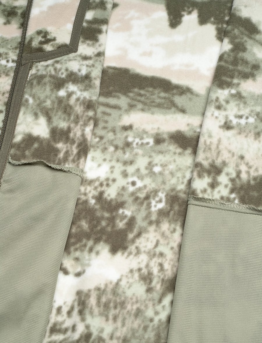 Columbia Sportswear - Sequoia Grove Printed Full Zip - polaires et couches intermédiaires - safari, fieldaze - 4