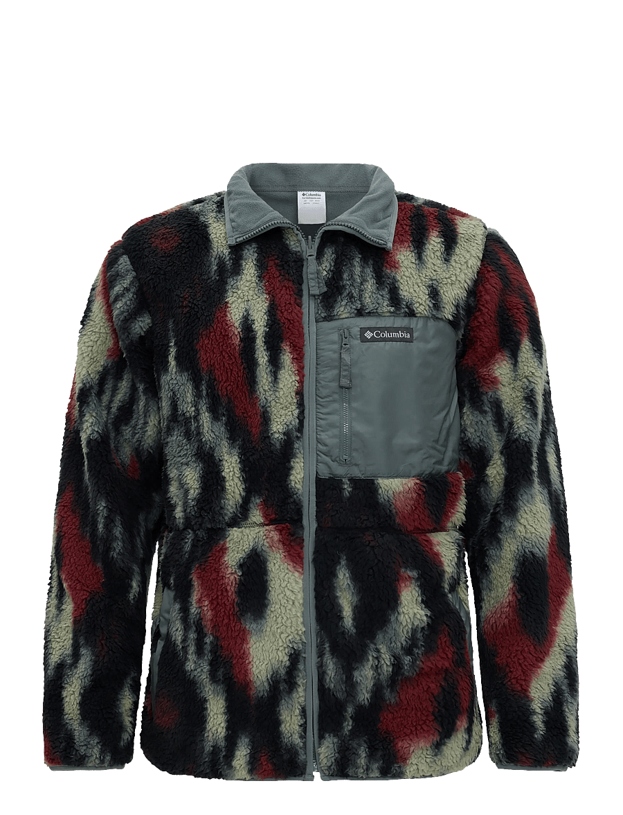 Columbia Sportswear - Winter Pass Reversible Fleece - outdoor jackets - red oxide sedona sage full blur, sedona - 0