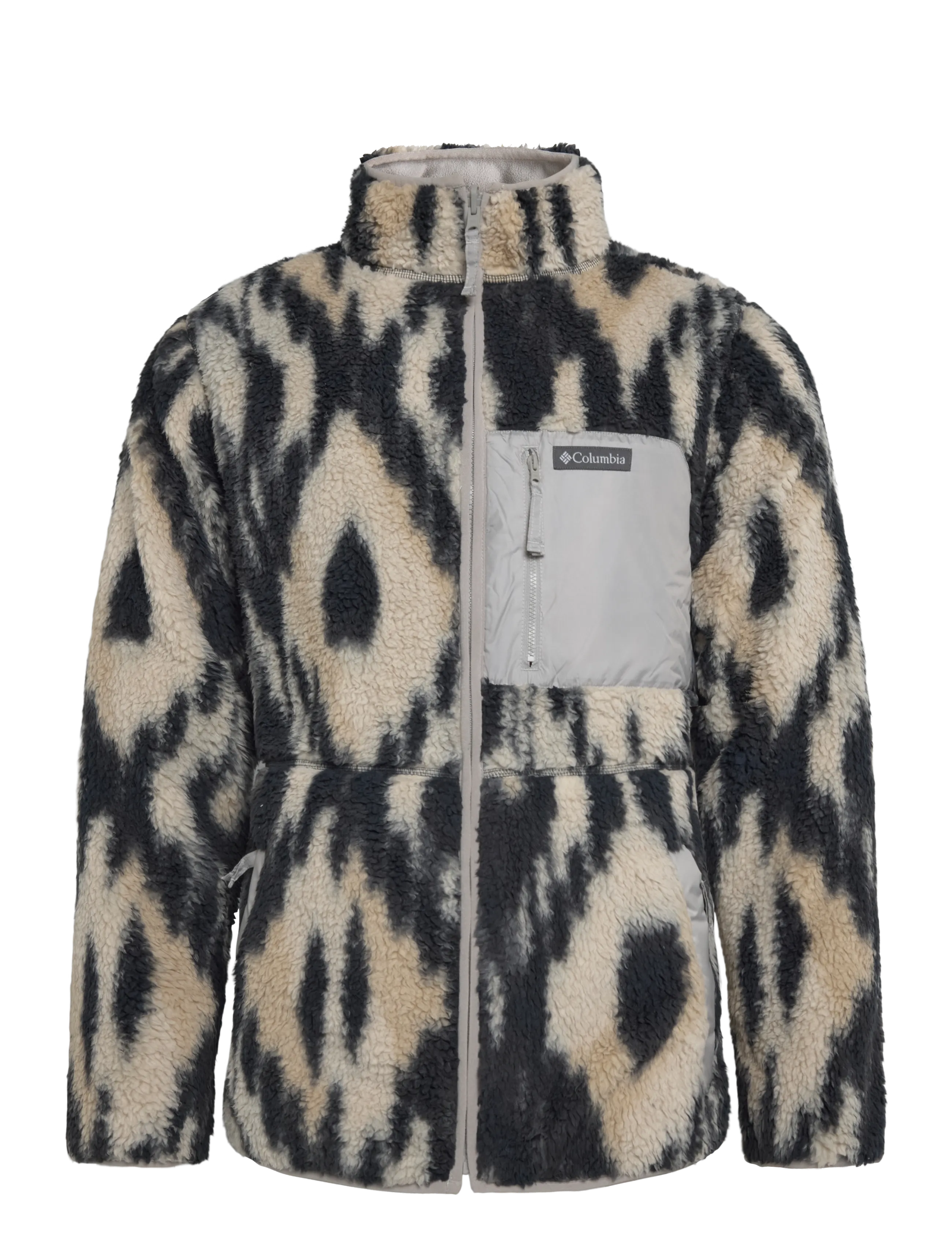 Columbia Sportswear Winter Pass Reversible Fleece - Üleriided - DARK STONE FULL BLUR, FLINT GREY / grey