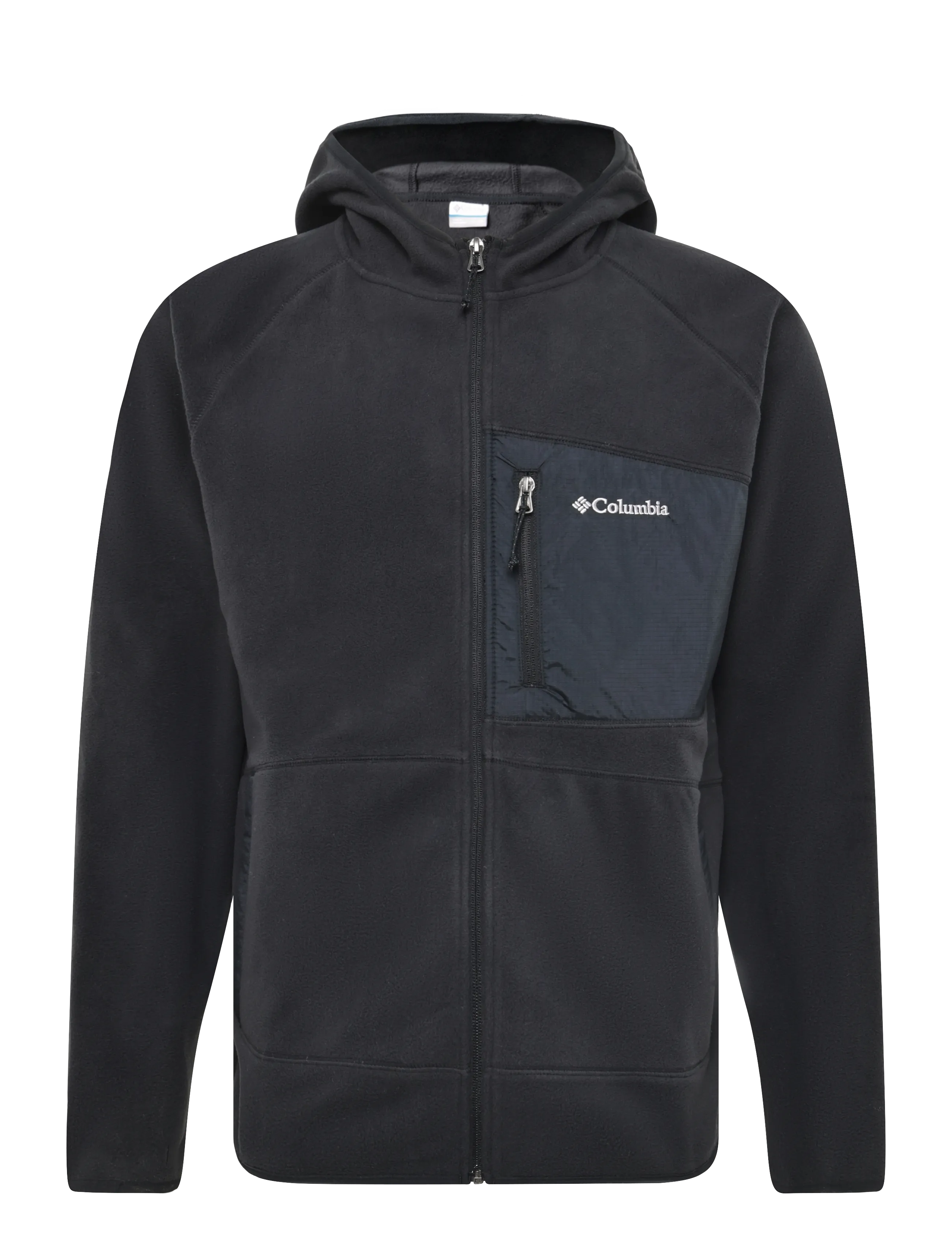 Columbia Sportswear Fast Trek Overlay Hooded Full Zip - Overdele - BLACK / black