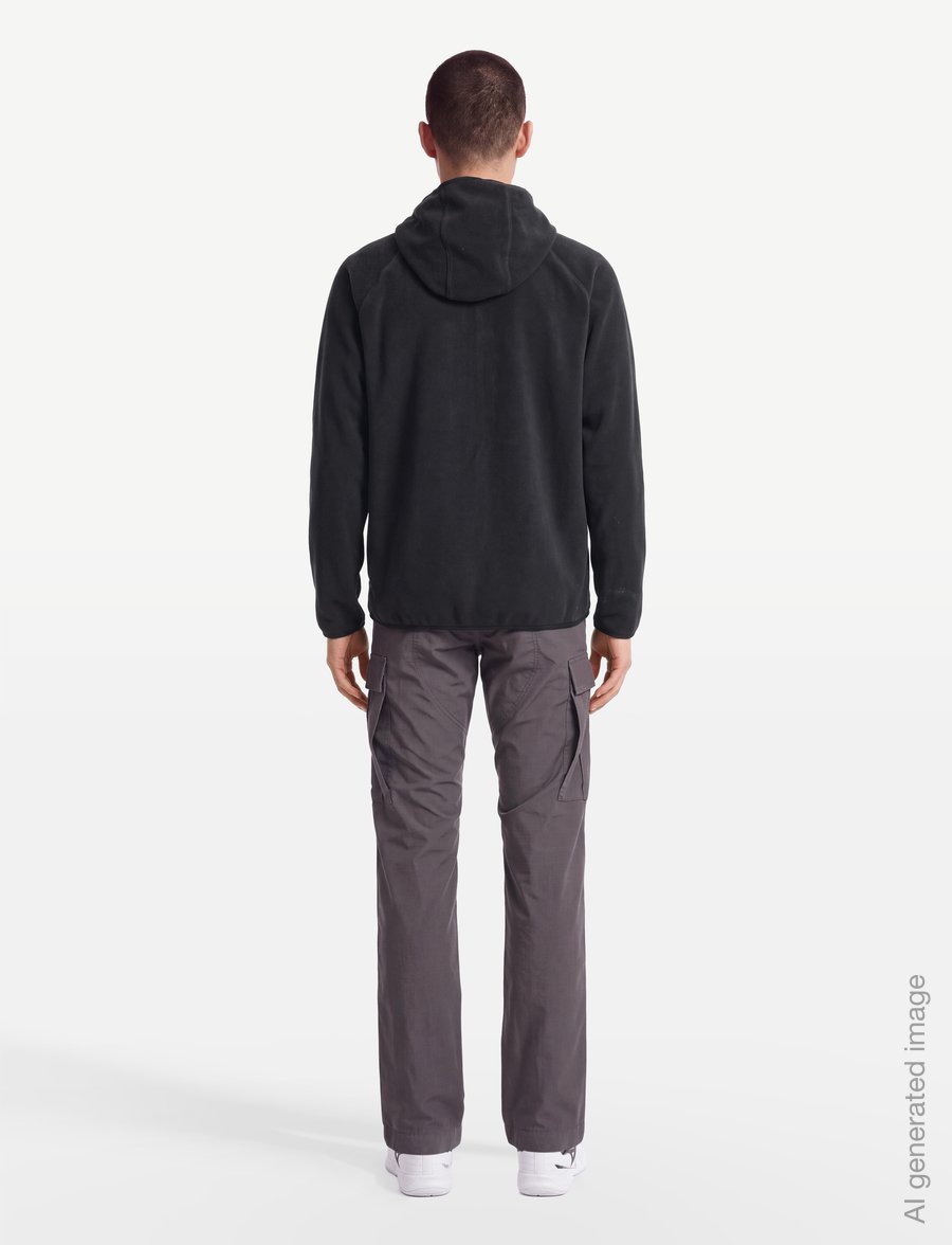 Columbia Sportswear - Fast Trek Overlay Hooded Full Zip - fleece & mellanlager - black - 4