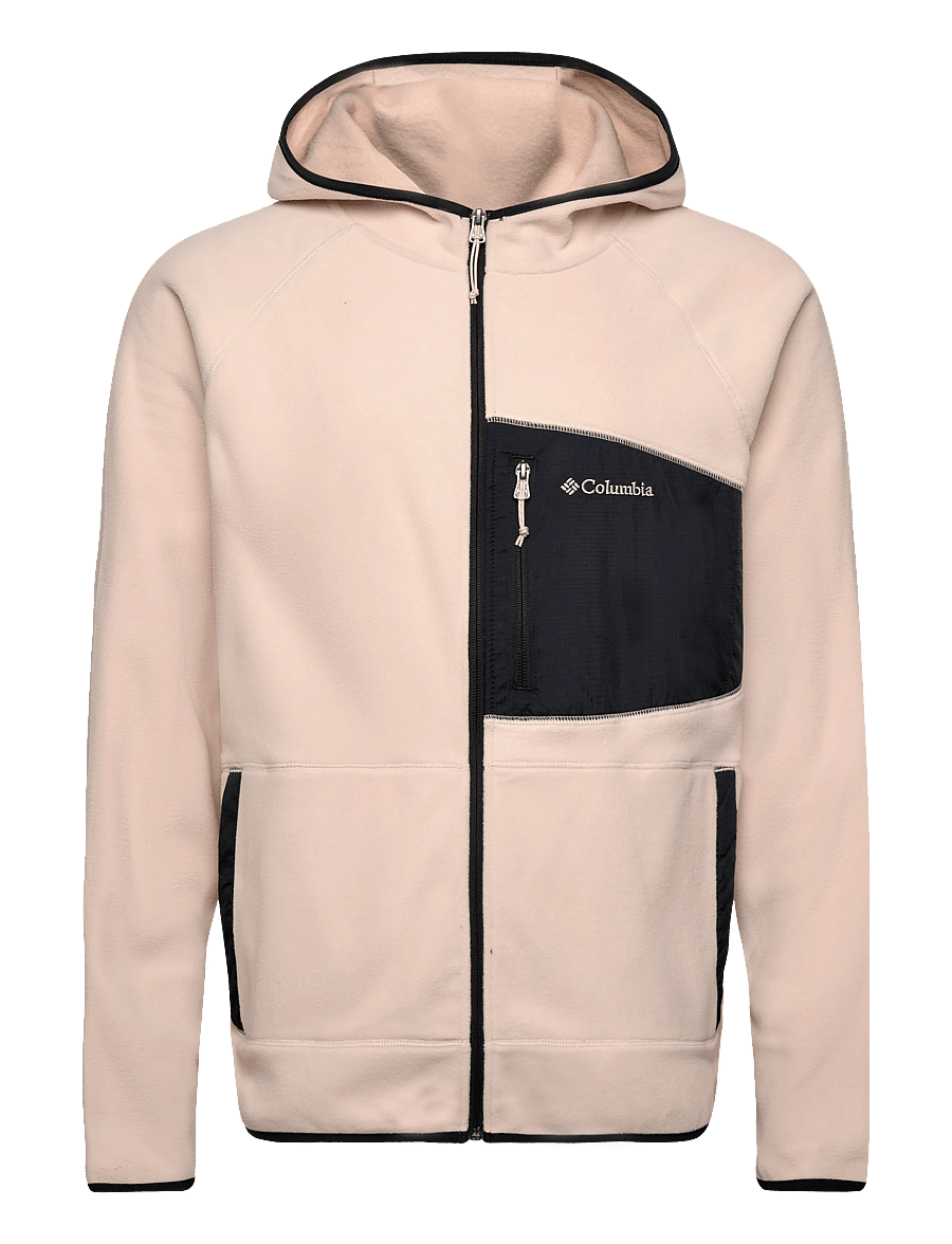 Columbia Sportswear - Fast Trek Overlay Hooded Full Zip - fleece og mellemlag - dark stone, black - 0