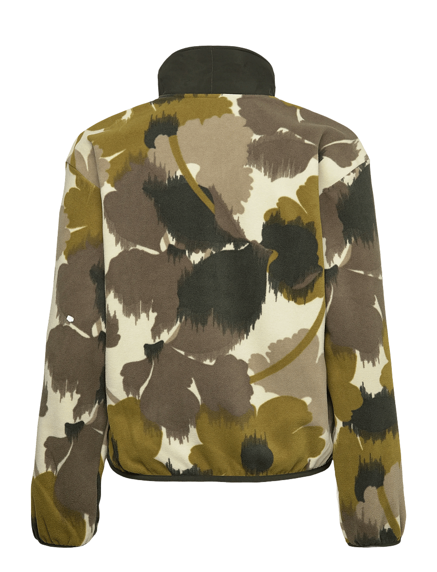 Columbia Sportswear - Sequoia Grove Printed Half Zip - overdele - mossy green, ikatbloom - 1