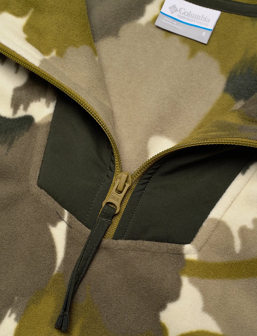 Columbia Sportswear - Sequoia Grove Printed Half Zip - overdele - mossy green, ikatbloom - 2