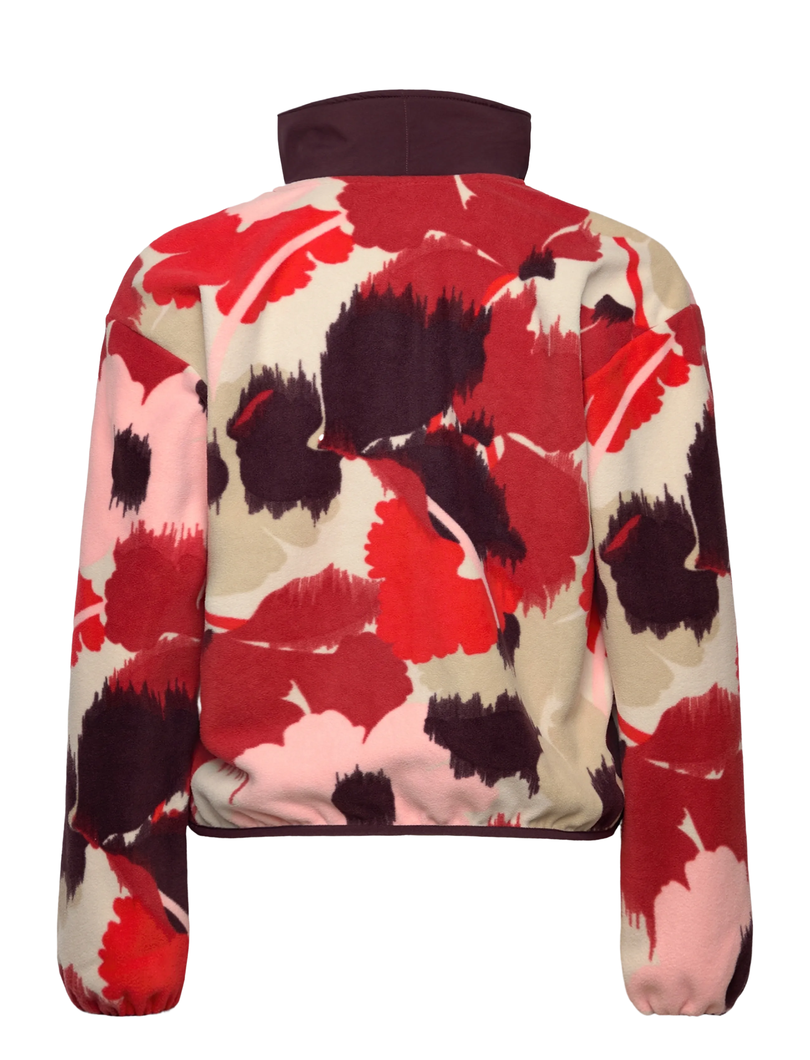 Columbia Sportswear - Sequoia Grove Printed Half Zip - overdele - washed red, ikatbloom - 1