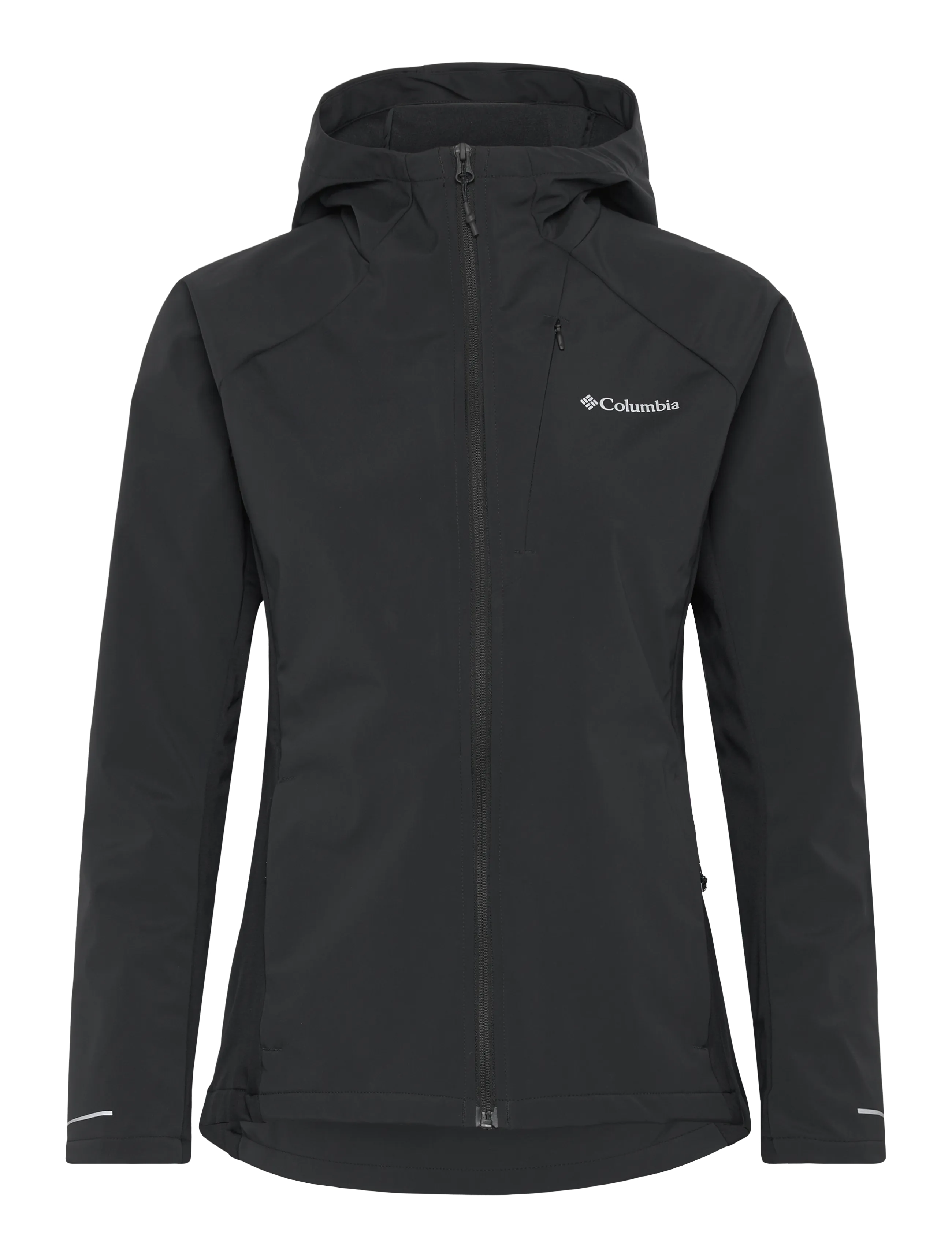 Columbia Sportswear Trailborne Softshell, Kvinder, Hætte Softshelljakke, Sort, Str: M