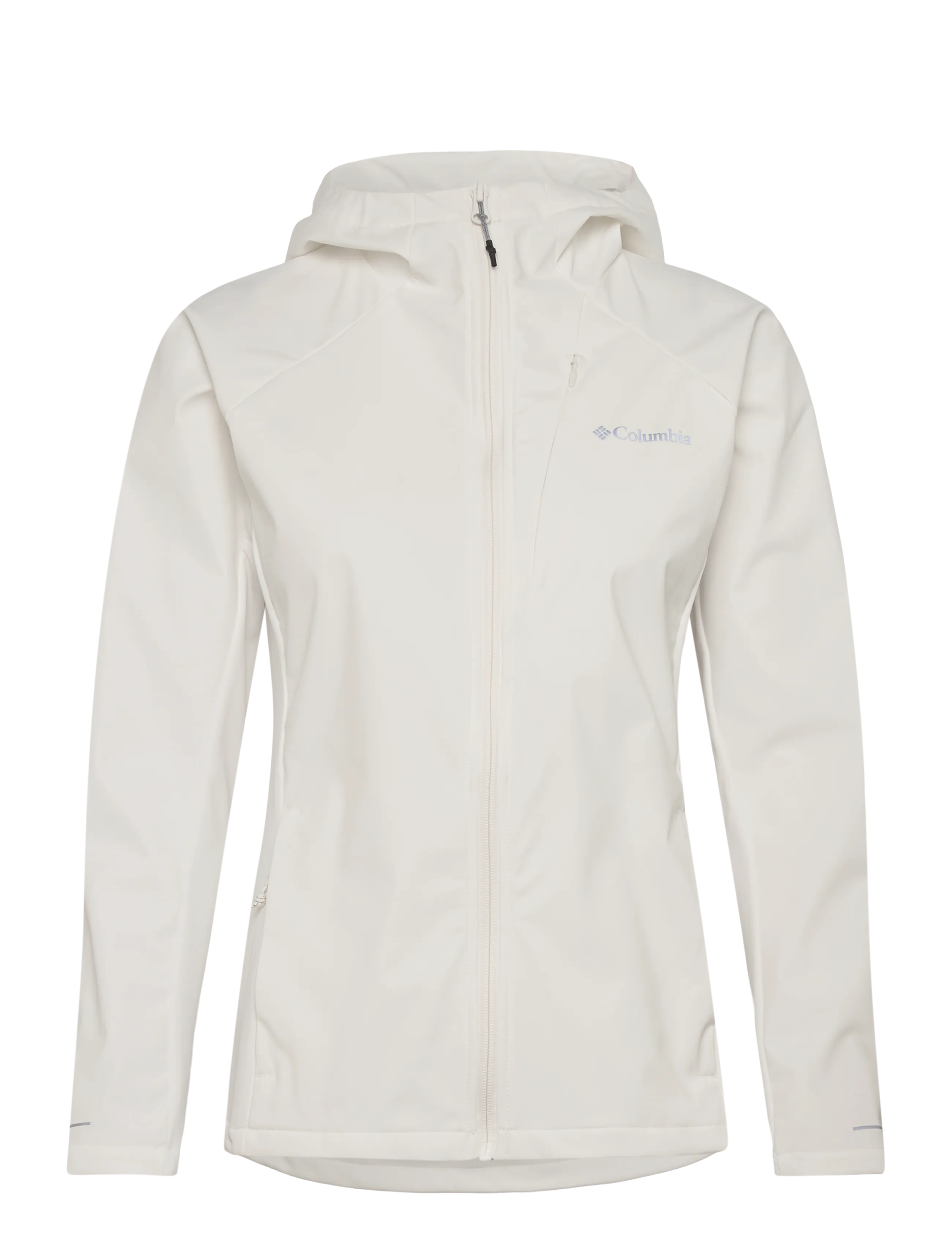 Columbia Sportswear Trailborne Softshell, Kvinder, Hætte Softshelljakke, Hvid, Str: XL