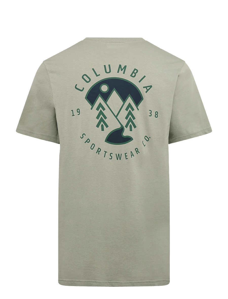 Columbia Sportswear - CSC Outdoor Back Graphic Tee - alussärgid ja t-särgid - safari, naturally boundless - 1