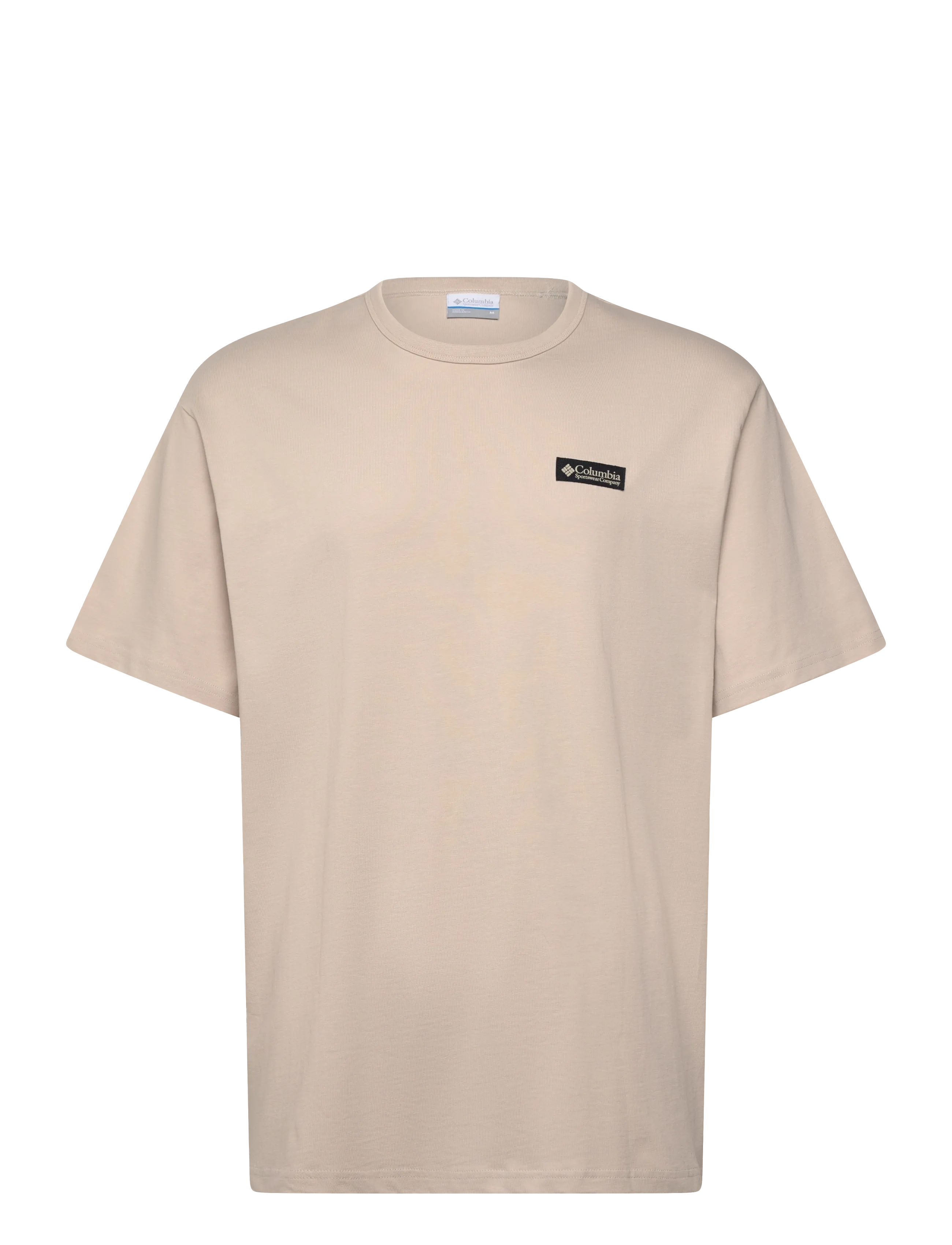 Columbia Sportswear CSC Heavyweight Iconic Tee - Kläder - DARK STONE, CSC BOX LOGO / beige