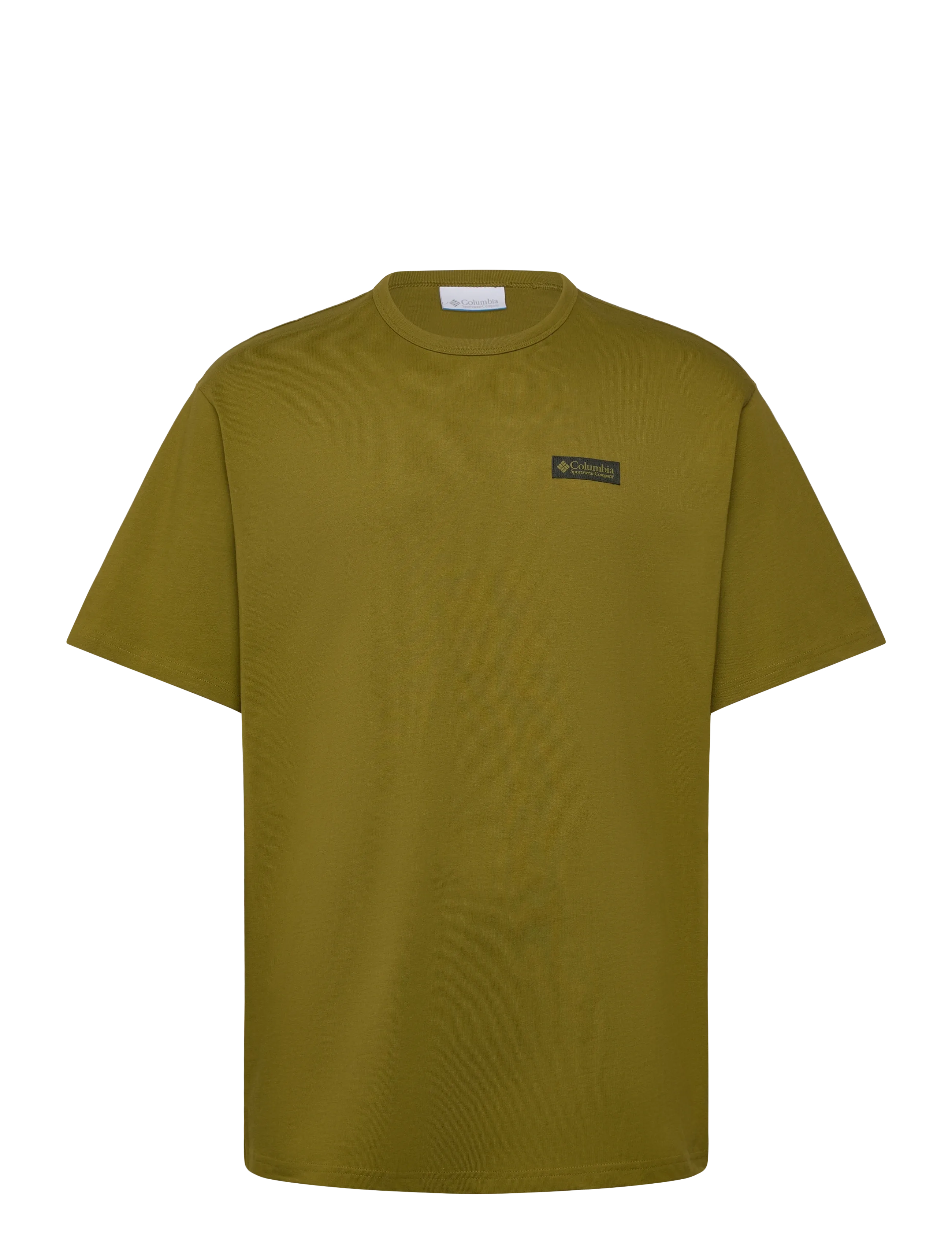 Columbia Sportswear CSC Heavyweight Iconic Tee - Tøj - MOSSY GREEN, CSC BOX LOGO / khaki/green