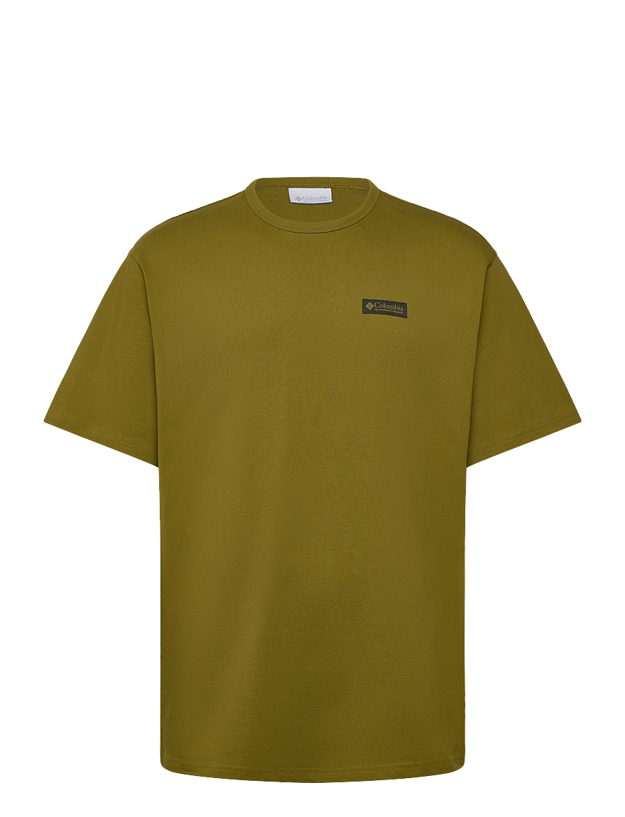 Columbia Sportswear - CSC Heavyweight Iconic Tee - oberteile & t-shirts - mossy green, csc box logo - 0