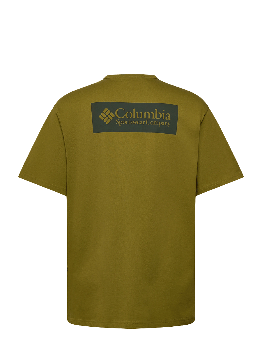 Columbia Sportswear - CSC Heavyweight Iconic Tee - oberteile & t-shirts - mossy green, csc box logo - 1