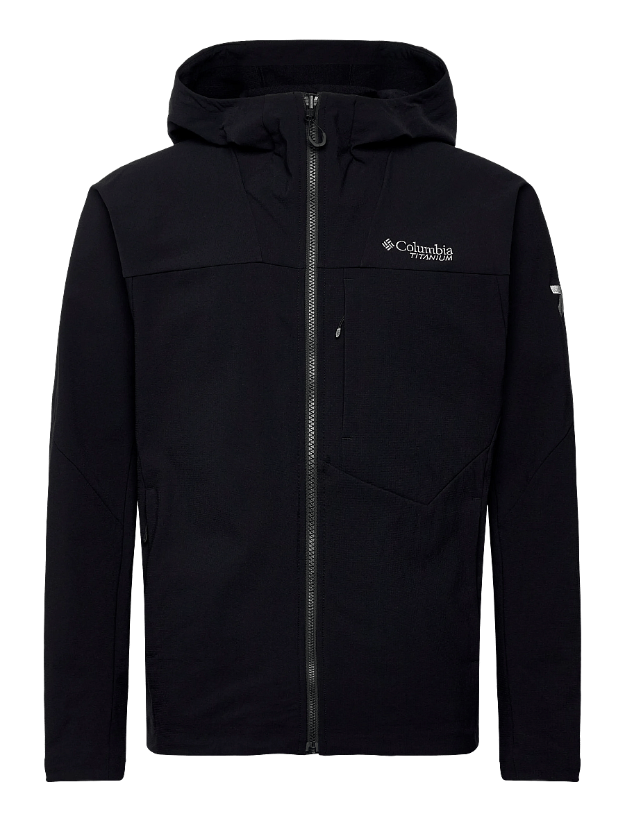 Columbia Sportswear - Tennent Mountain Hooded Softshell - friluftsjackor - black - 0