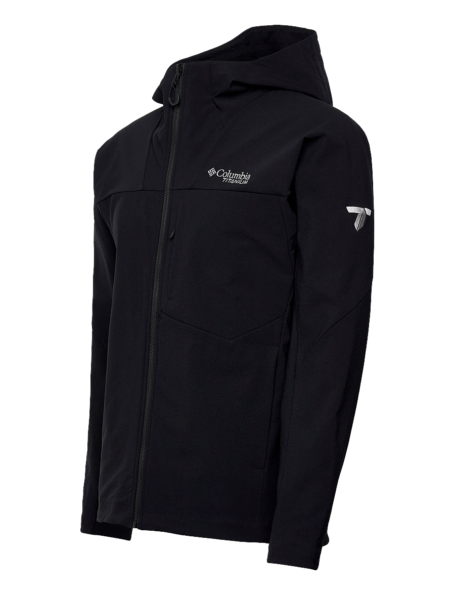 Columbia Sportswear - Tennent Mountain Hooded Softshell - friluftsjackor - black - 2