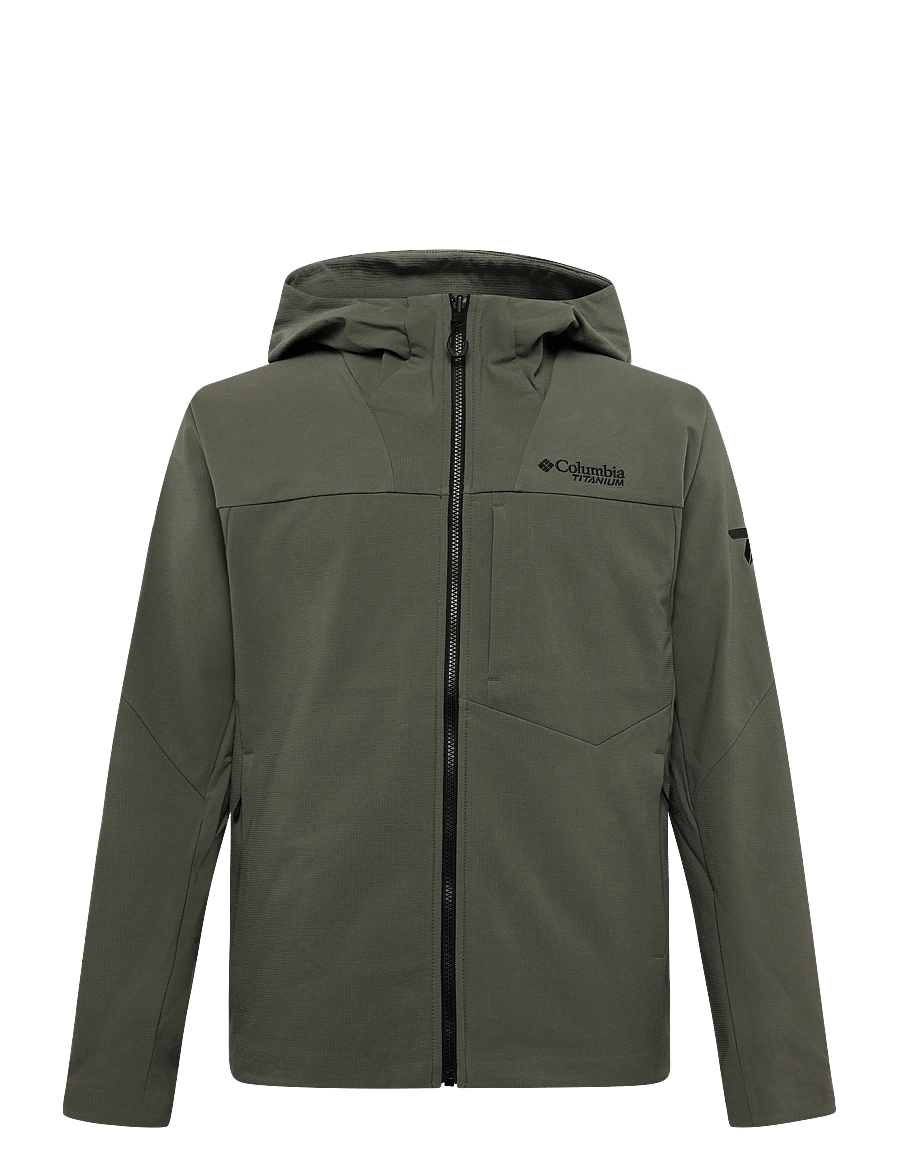 Columbia Sportswear - Tennent Mountain Hooded Softshell - outdoor jacken - stone green - 0