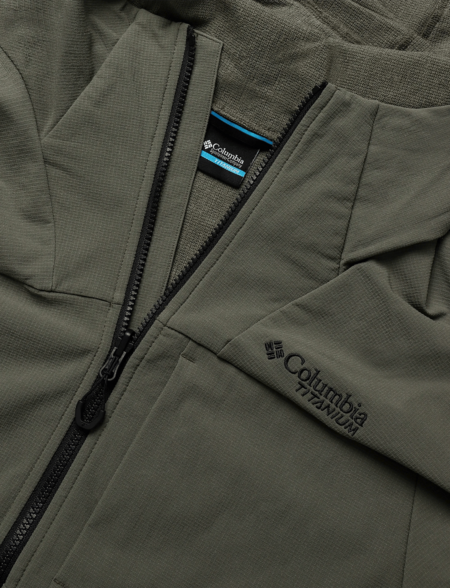 Columbia Sportswear - Tennent Mountain Hooded Softshell - outdoor jacken - stone green - 2