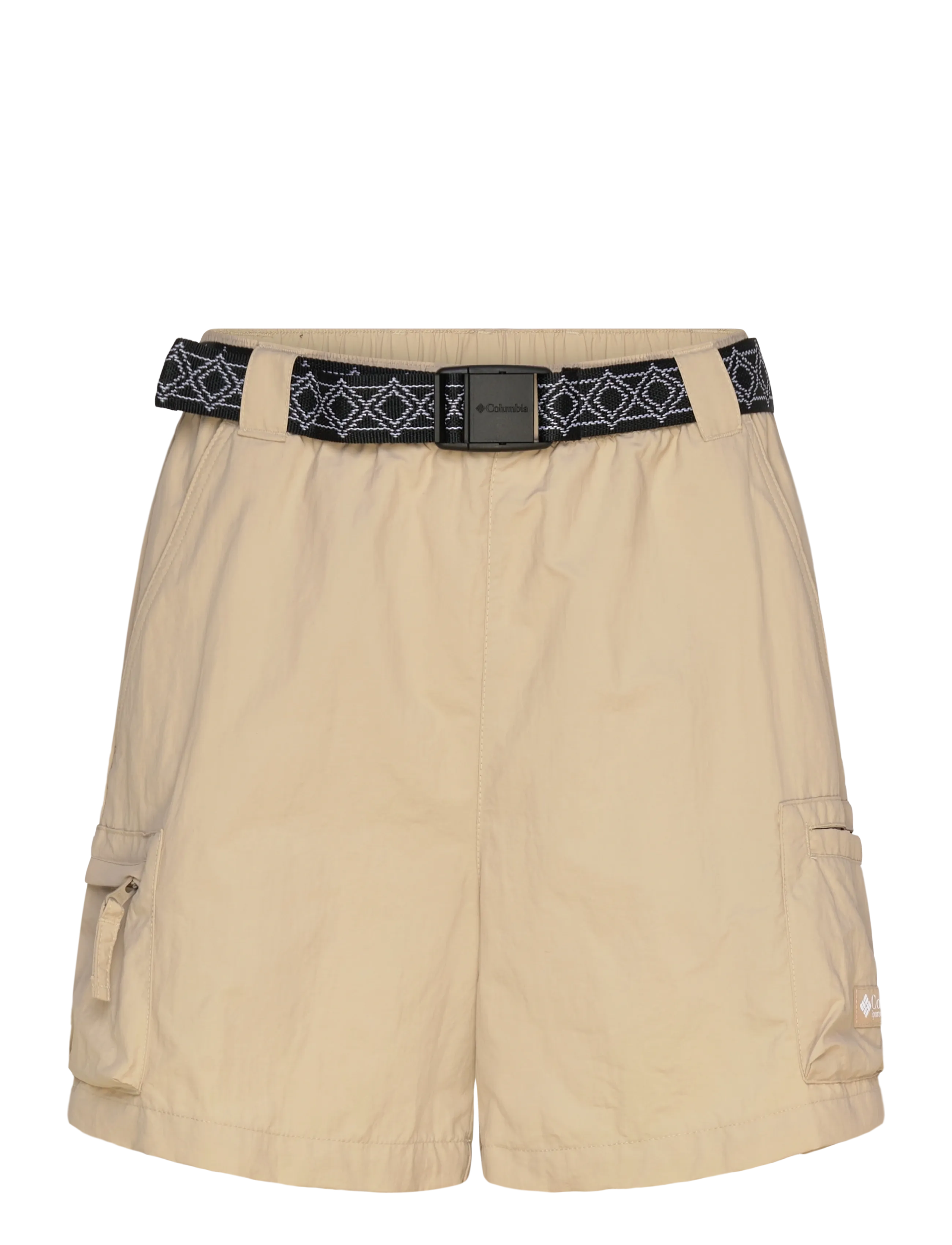 Columbia Sportswear Sequoia Grove Woven Short, Kvinder, Bælte Cargo Shorts, Beige, Str: L 10 cm