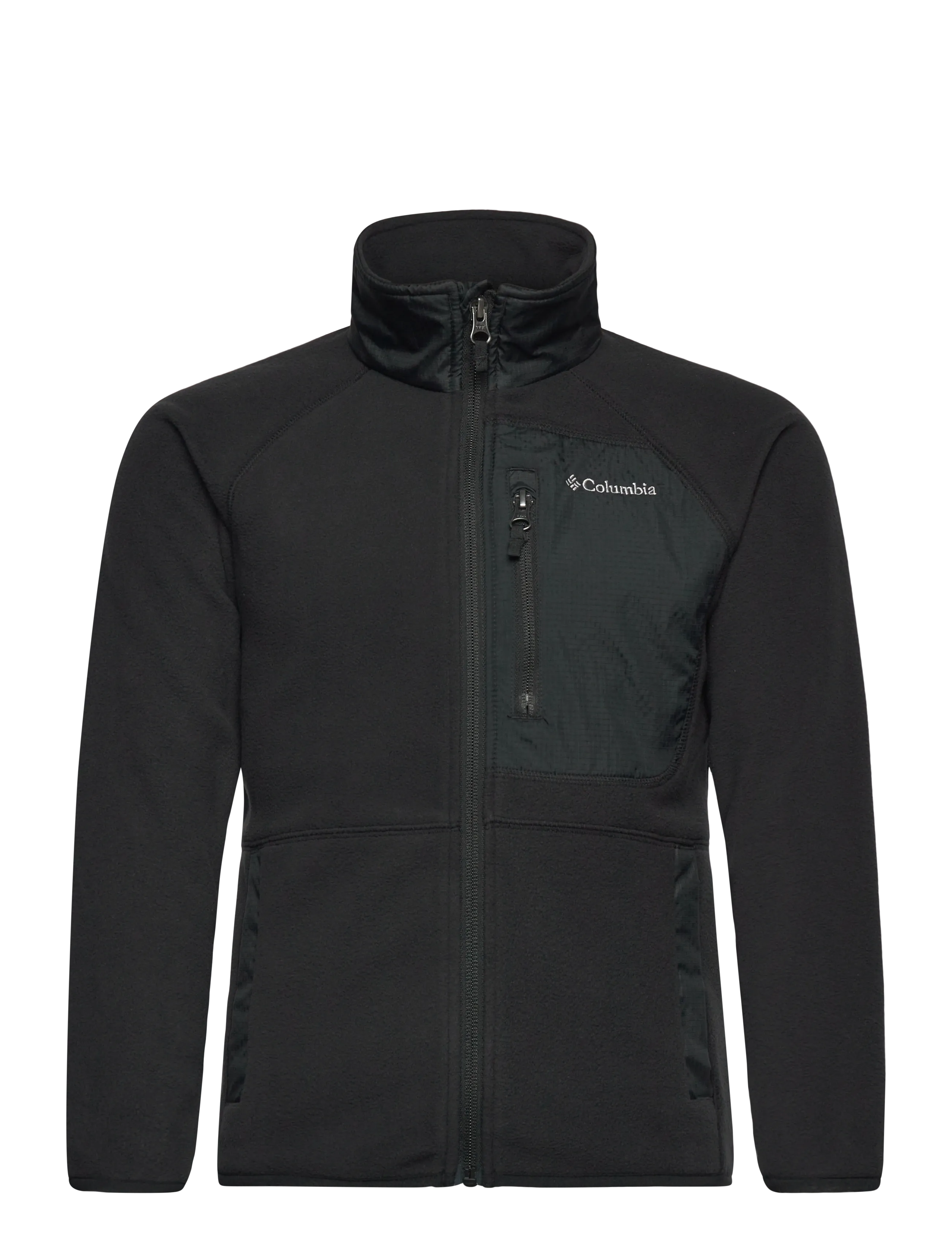 Columbia Sportswear Fast Trek V Full Zip, 116, Fleece Oberbekleidung, Schwarz - Jackets, Kinder