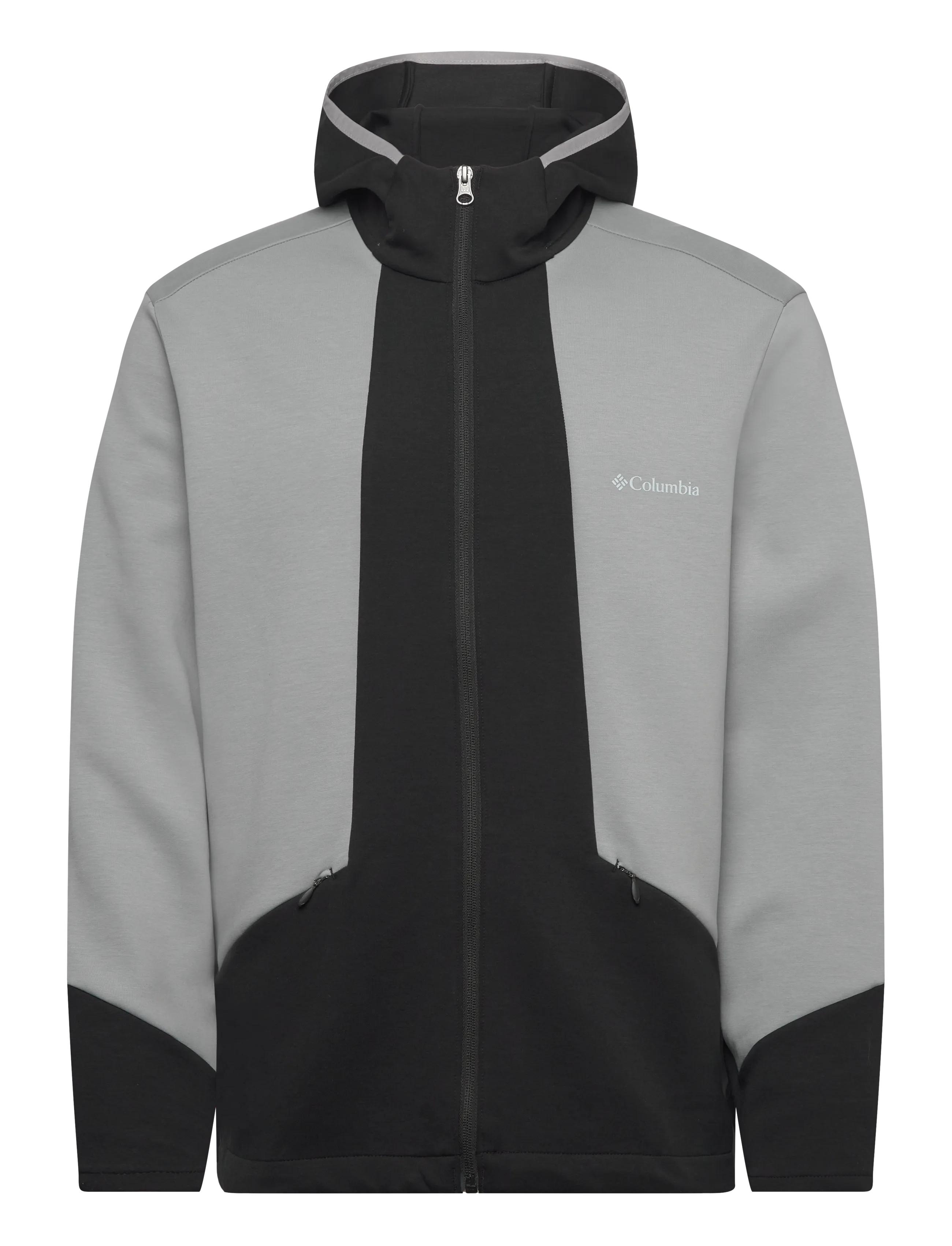 Columbia Sportswear Columbia Tech Spacer Knit Hoodie - Sweatshirts - COLUMBIA GREY, BLACK / grey