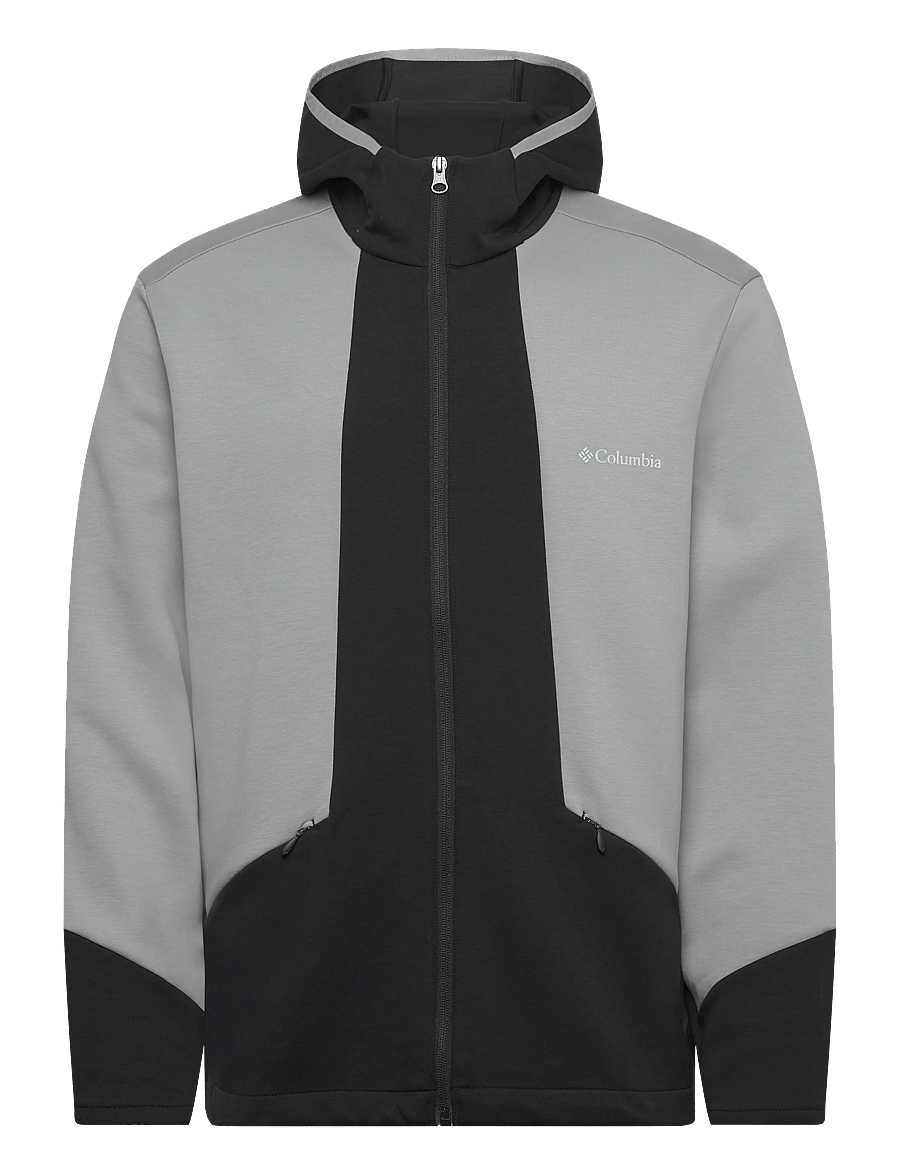 Columbia Sportswear - Columbia Tech Spacer Knit Hoodie - outdoor jacken - columbia grey, black - 0