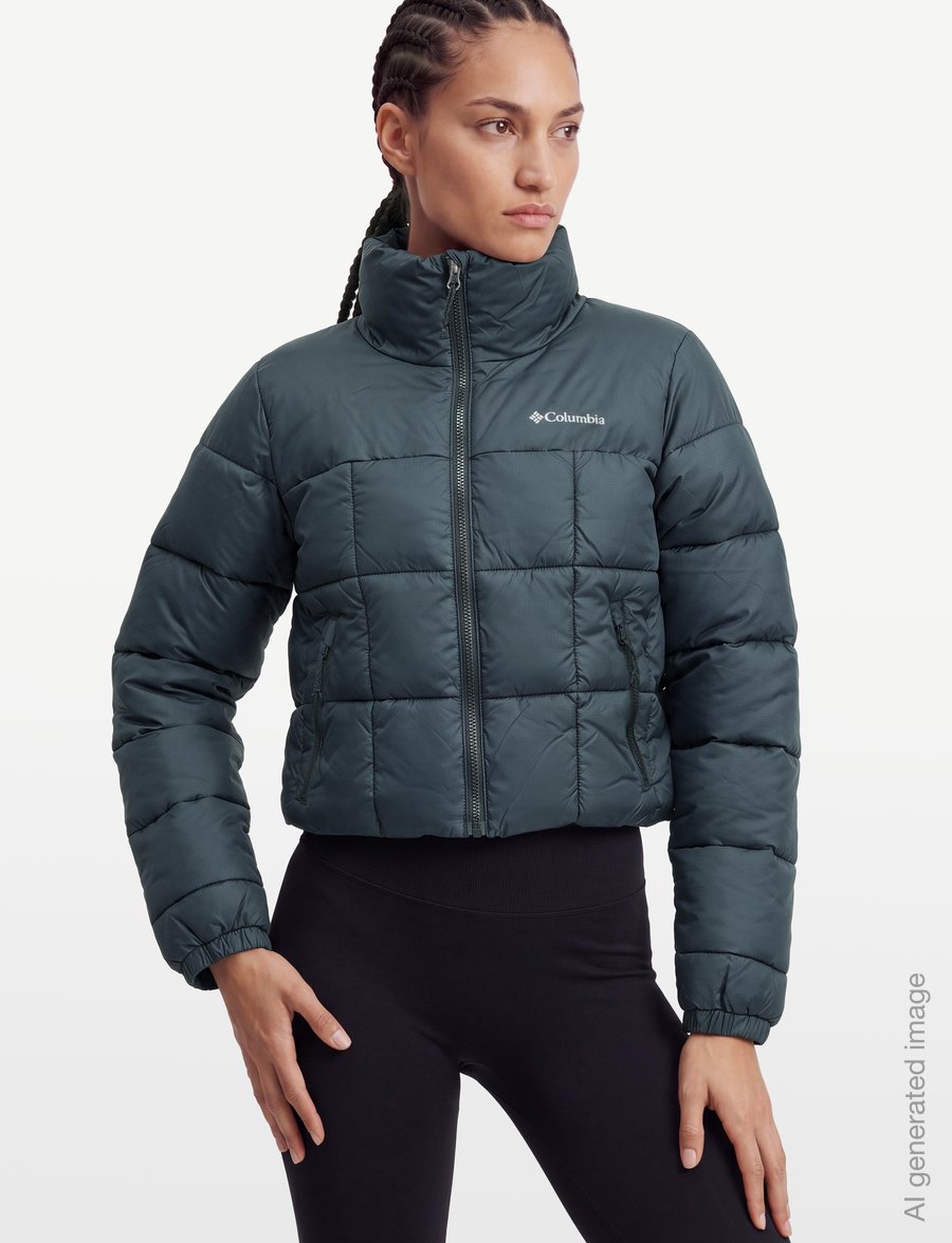 Columbia Sportswear - Puffect III Cropped Jacket - ziemas jakas - black - 3