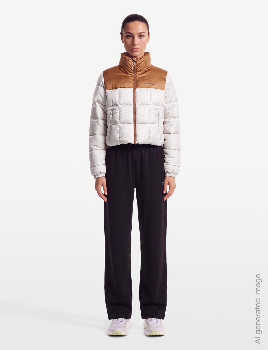 Columbia Sportswear - Puffect III Cropped Jacket - winterjacken - dark stone, camel brown - 0