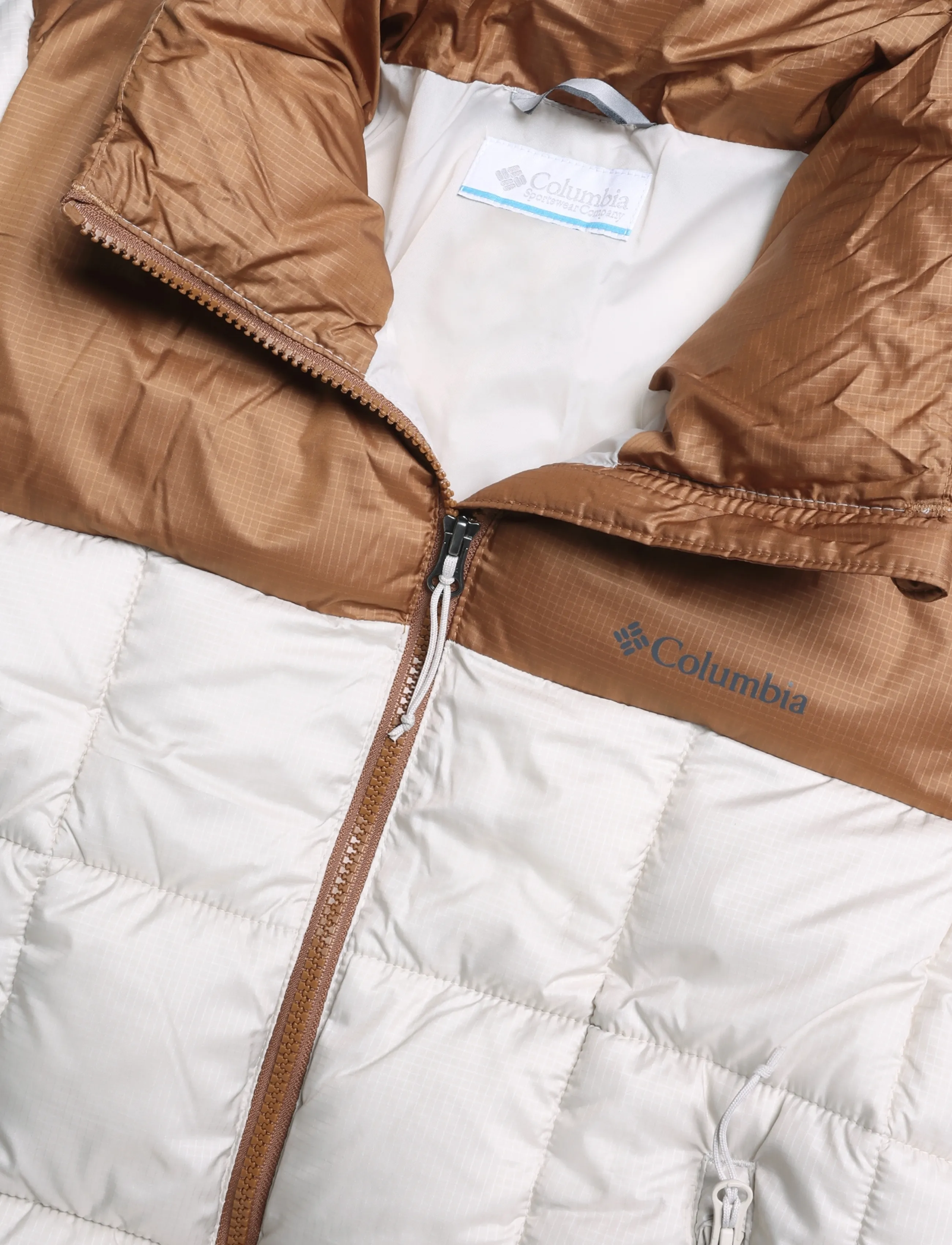 Columbia Sportswear - Puffect III Cropped Jacket - winter jacket - dark stone, camel brown - 4