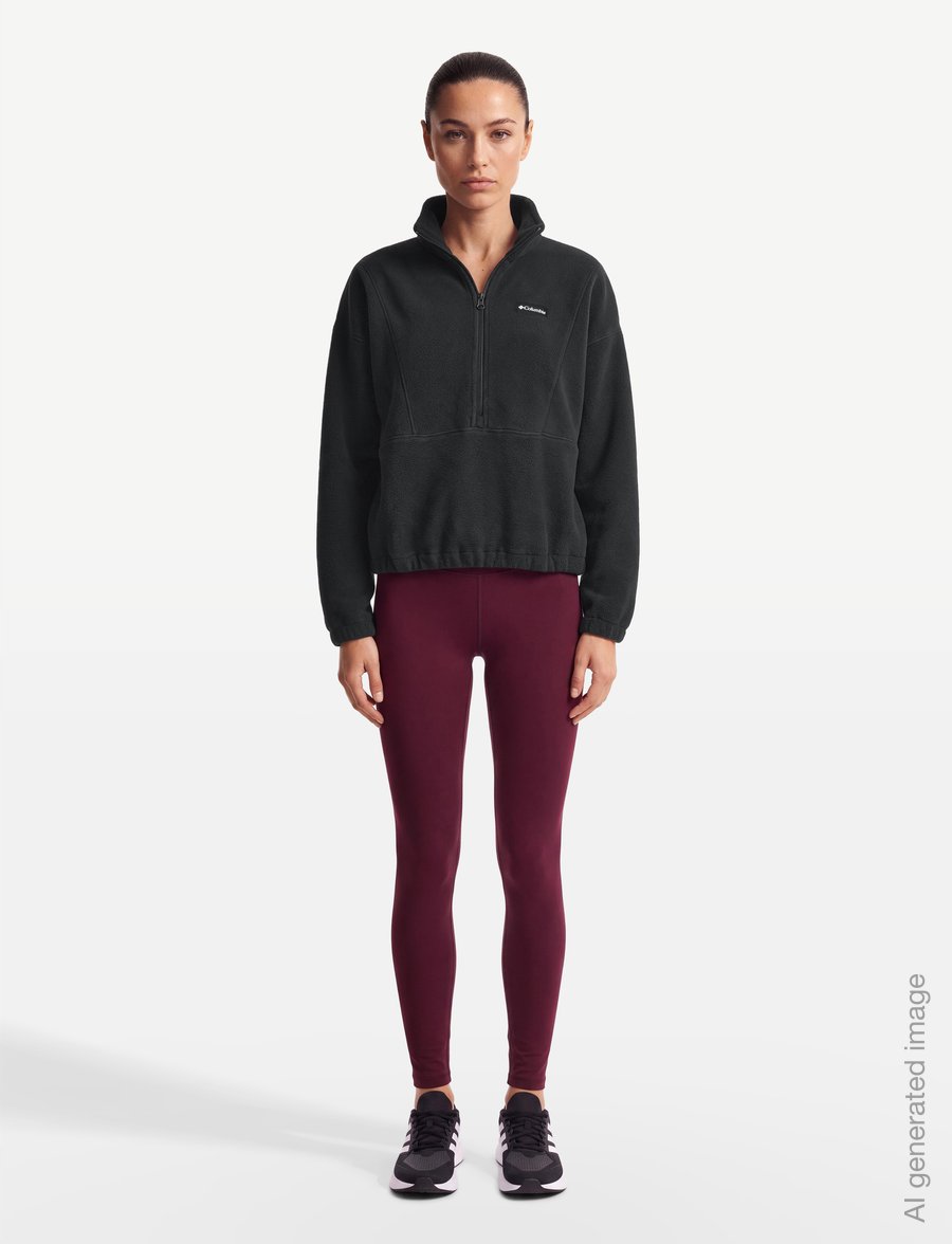 Columbia Sportswear - Timber Meadow MTR Fleece HZ - toppar - black - 0