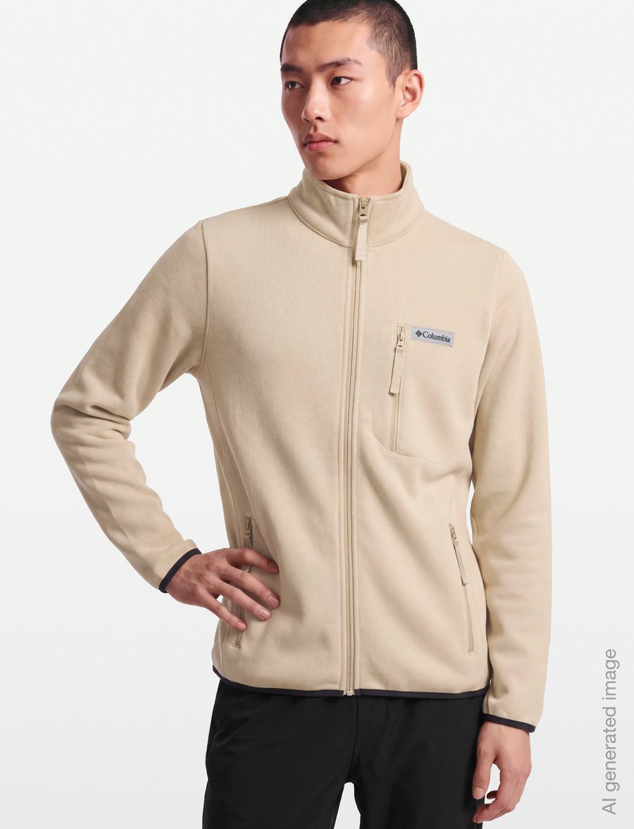 Columbia Sportswear - Sweater Weather Full Zip - outdoor jackets - ancient fossil - 3