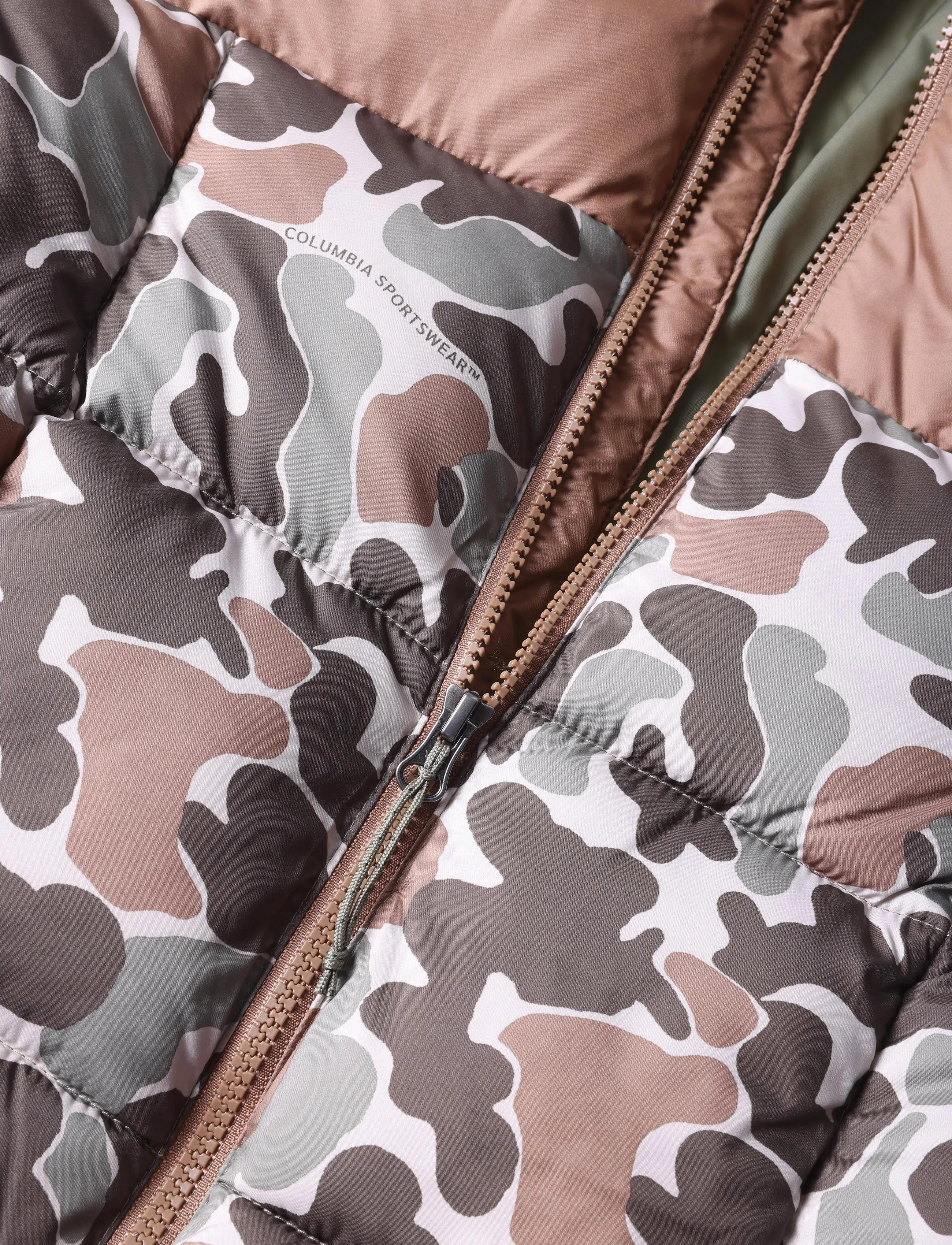 Columbia Sportswear - Puffect IV Printed Jacket - friluftsjakker - fossil puzzle camo, otter brown - 4