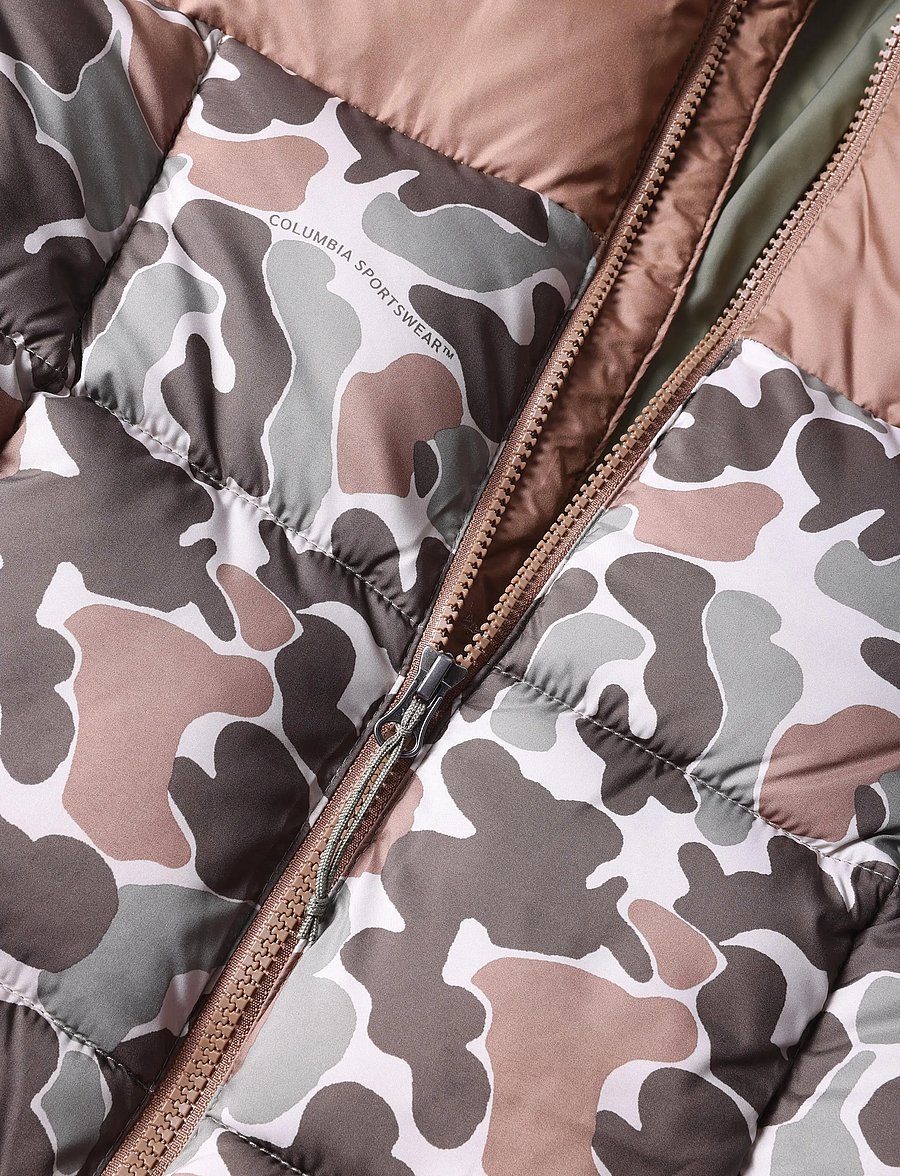 Columbia Sportswear - Puffect IV Printed Jacket - friluftsjakker - fossil puzzle camo, otter brown - 4