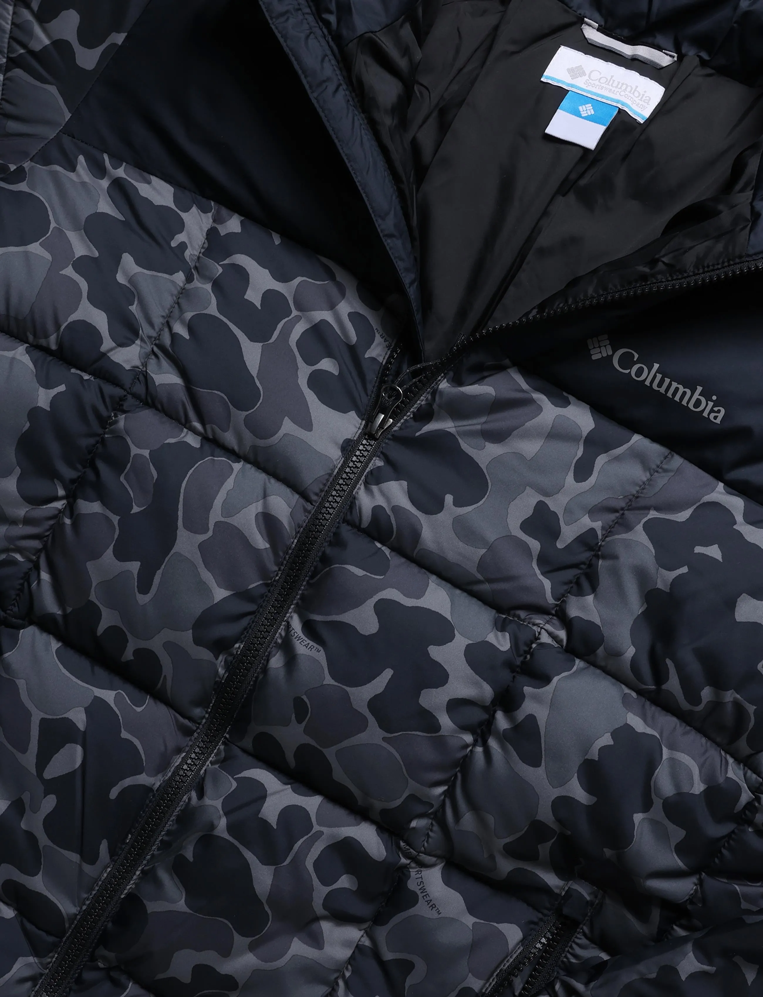Columbia Sportswear - Puffect IV Printed Jacket - outdoor jacken - black puzzle camo, black - 2