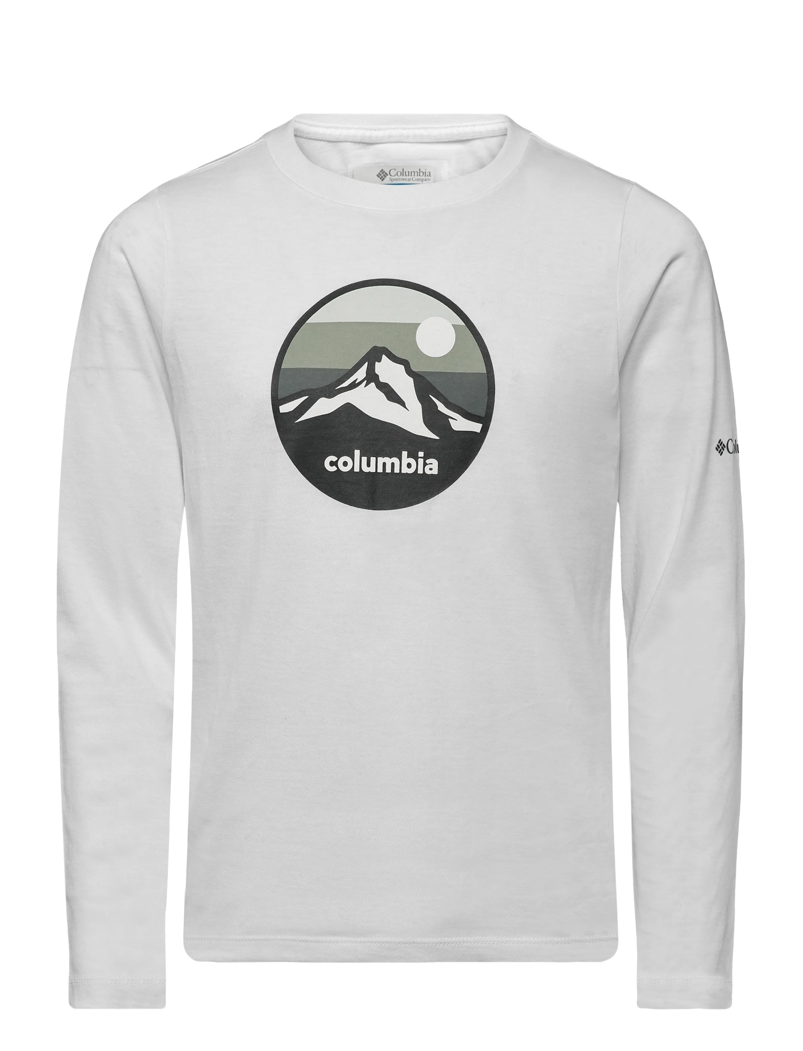 Columbia Sportswear Dobson Pass II LS Graphic Tee - Langärmelig - WHITE, CIRCULAR SCENE / white