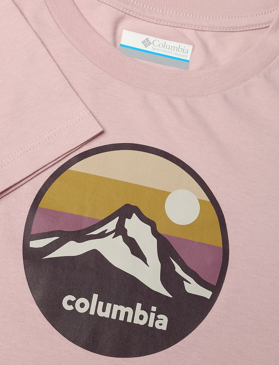 Columbia Sportswear - Hazeldel Hill II LS Graphic Tee - langärmelig - mineral pink, circular scene - 2