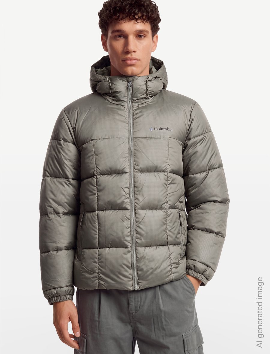 Columbia Sportswear - Puffect IV Hooded Jacket - daunenjacken - stone green - 3