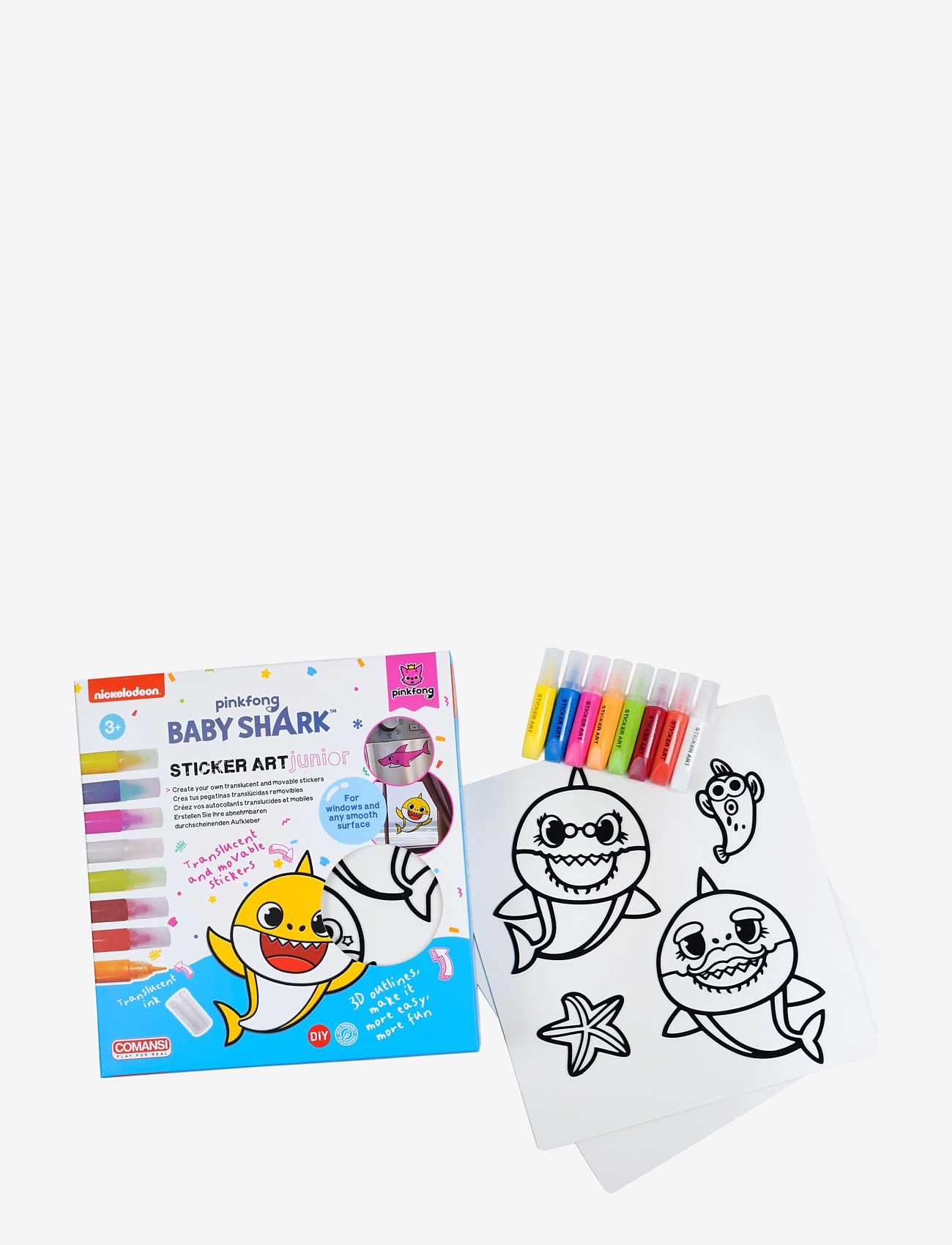 Comansi - STICKER ART JUNIOR - BABY SHAR - schreibwaren - multi - 0