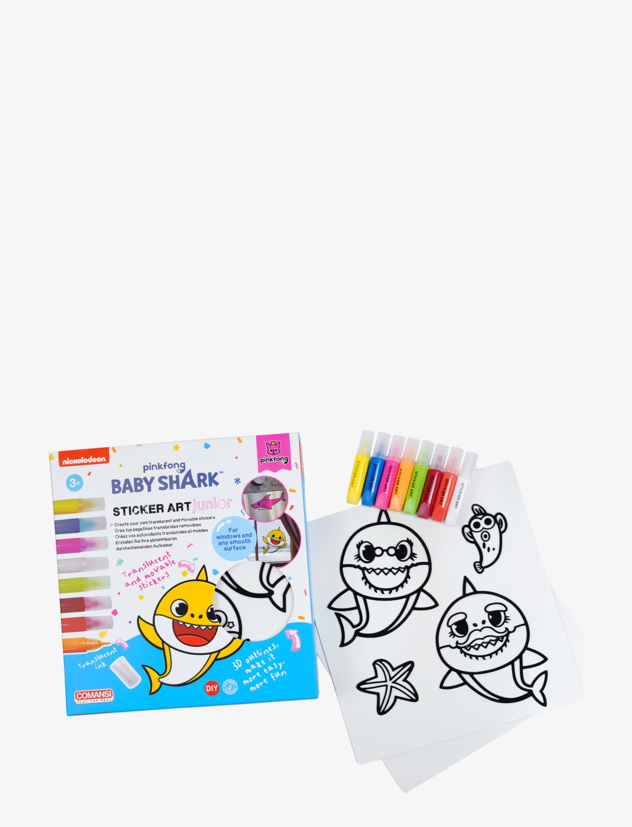 Comansi STICKER ART JUNIOR - BABY SHAR - Inomhus leksaker - MULTI / multi
