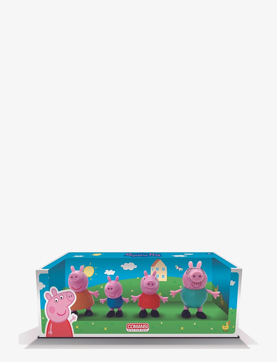 Comansi - PEPPA PIG GIFT BOX SET 4 FIGUR - film & sagofigurer - multi - 0