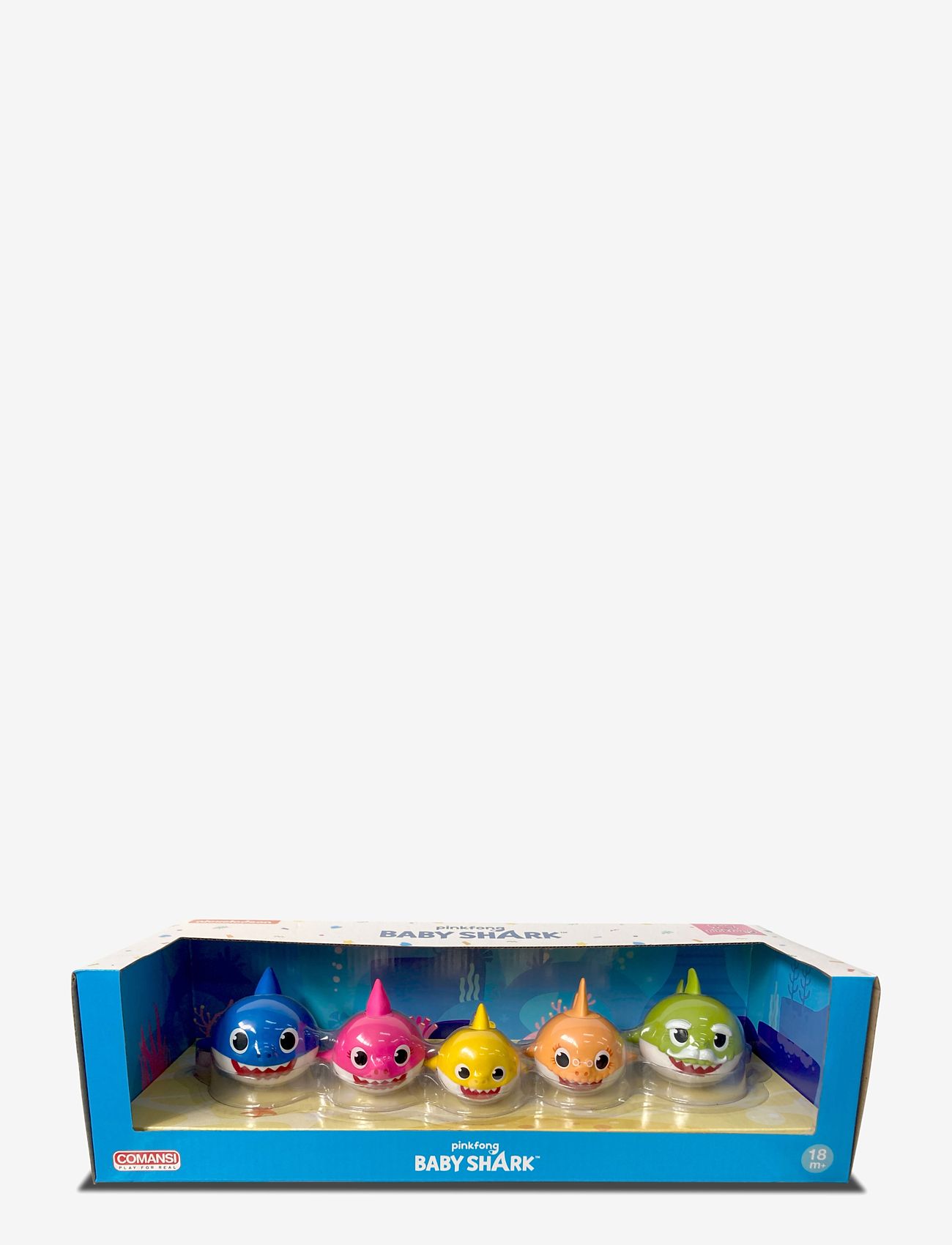 Comansi - BABY SHARK 5 FIGURINES IN GIFT - legesæt - multi - 0