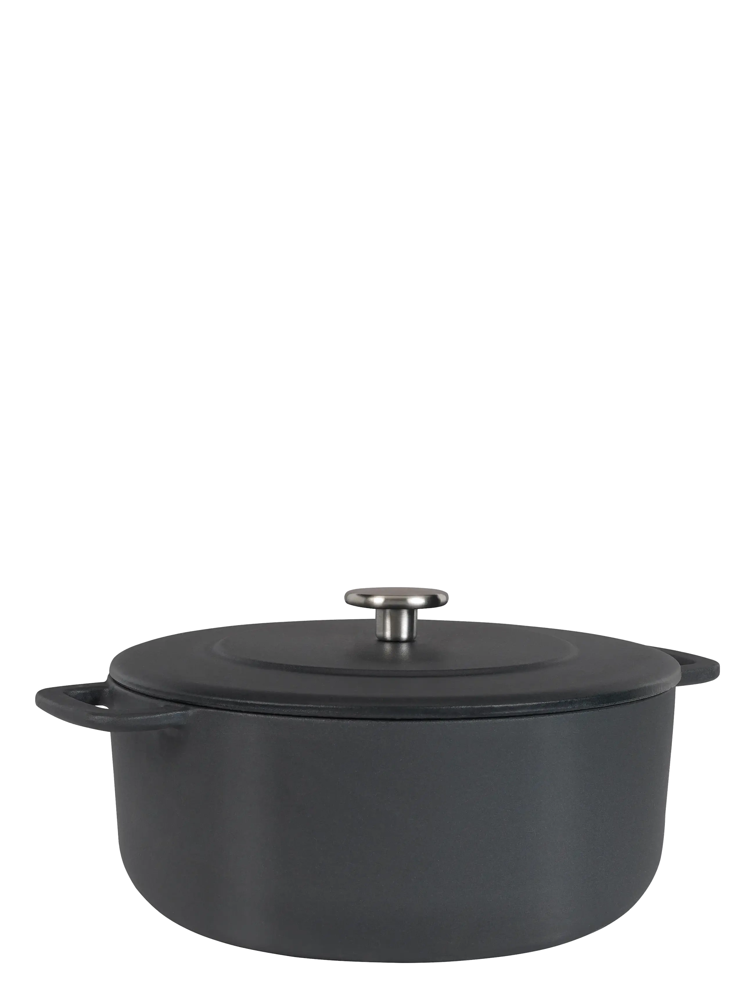 Combekk Dutch Oven 24cm Enameled Recycled Cast Iron Black - Combekk - BLACK / black