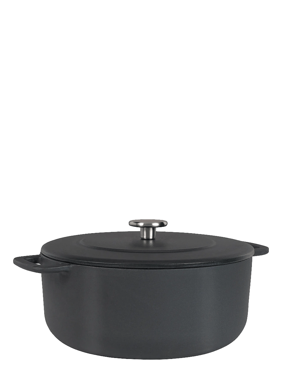 Combekk - Dutch Oven 24cm Enameled Recycled Cast Iron Black - gusseisen töpfe - black - 1