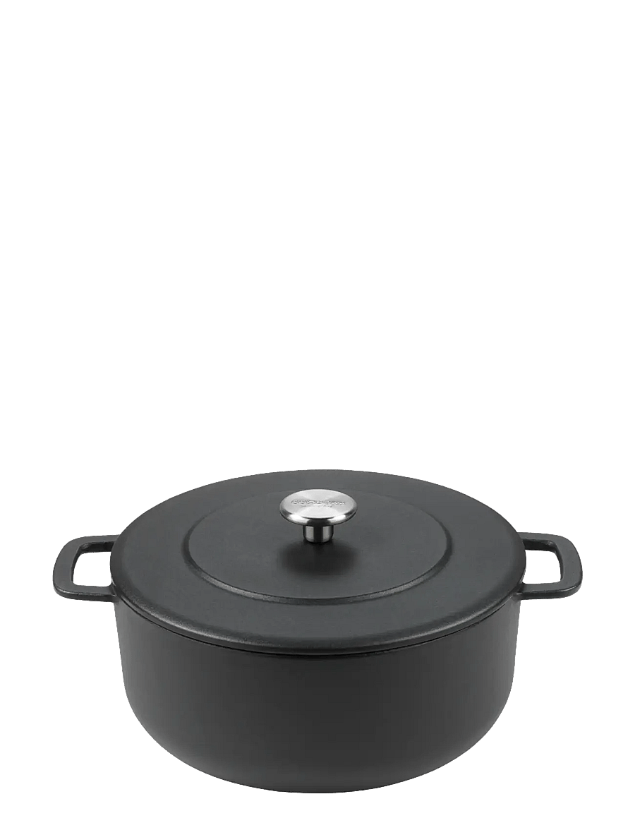 Combekk - Dutch Oven 24cm Enameled Recycled Cast Iron Black - gusseisen töpfe - black - 2