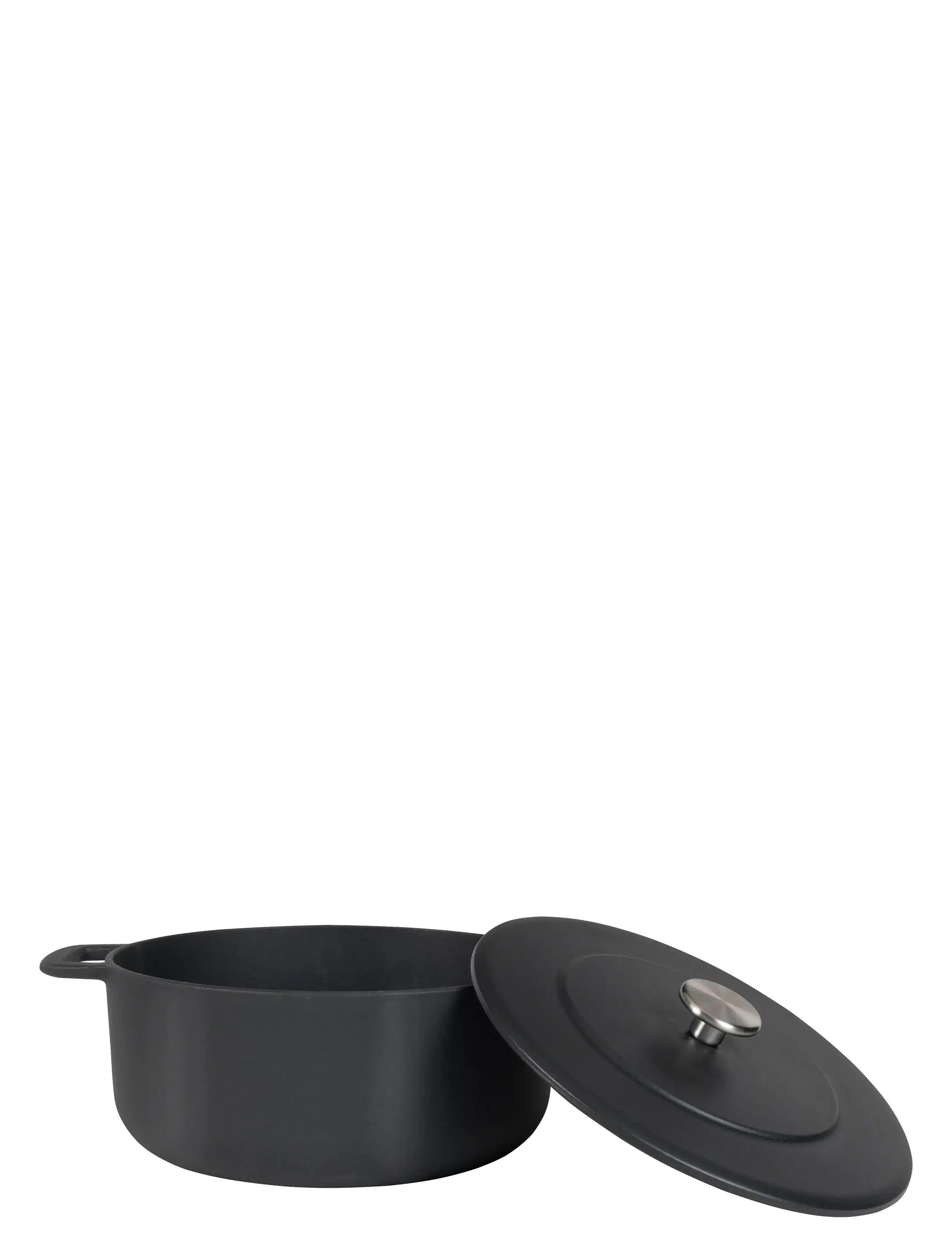 Combekk - Dutch Oven 24cm Enameled Recycled Cast Iron Black - gusseisen töpfe - black - 3