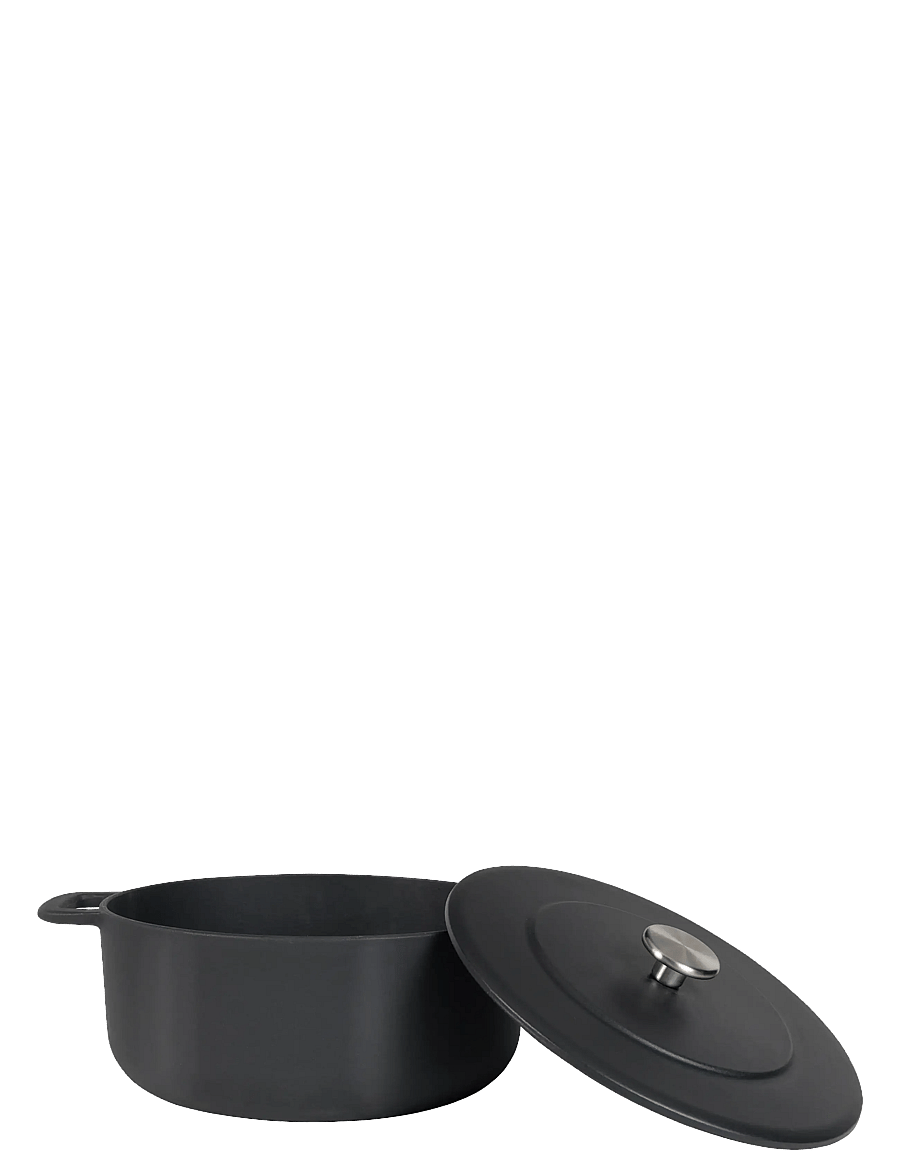 Combekk - Dutch Oven 24cm Enameled Recycled Cast Iron Black - gusseisen töpfe - black - 3