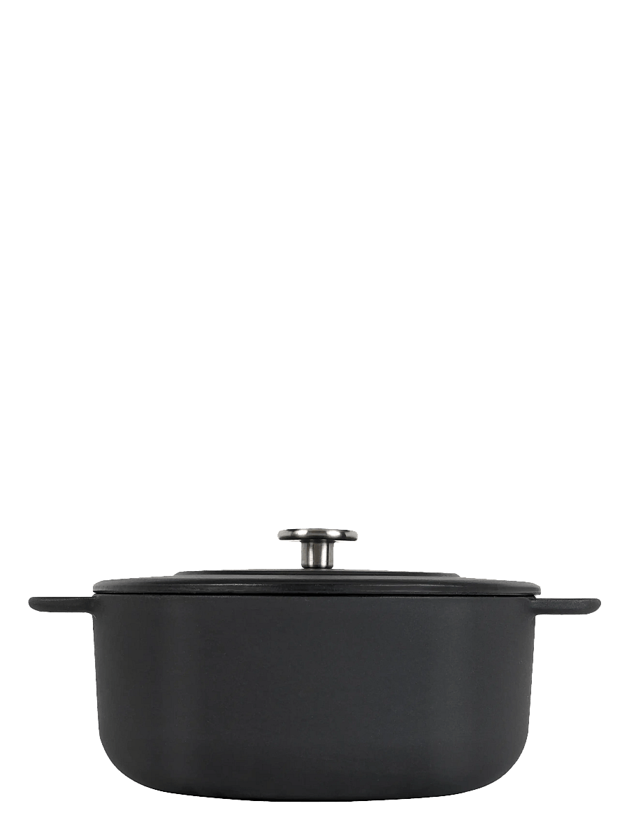 Combekk - Dutch Oven 24cm Enameled Recycled Cast Iron Black - gusseisen töpfe - black - 4